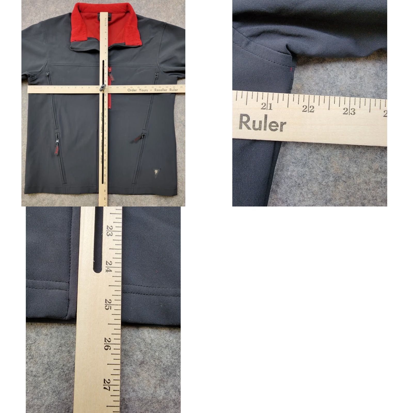 Vintage Rail Riders Jacket Mens Small Black Full Zip Soft Shell Outdoor Hiking Fishing Shirt Size US S / EU 44-46 / 1 - 8 Thumbnail