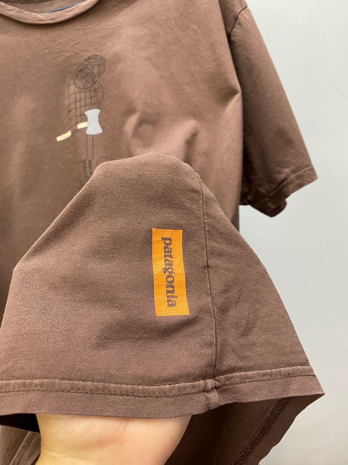 Patagonia × Vintage Patagonia Logo T Shirt Mountain Outdoor Size US L / EU 52-54 / 3 - 8 Thumbnail