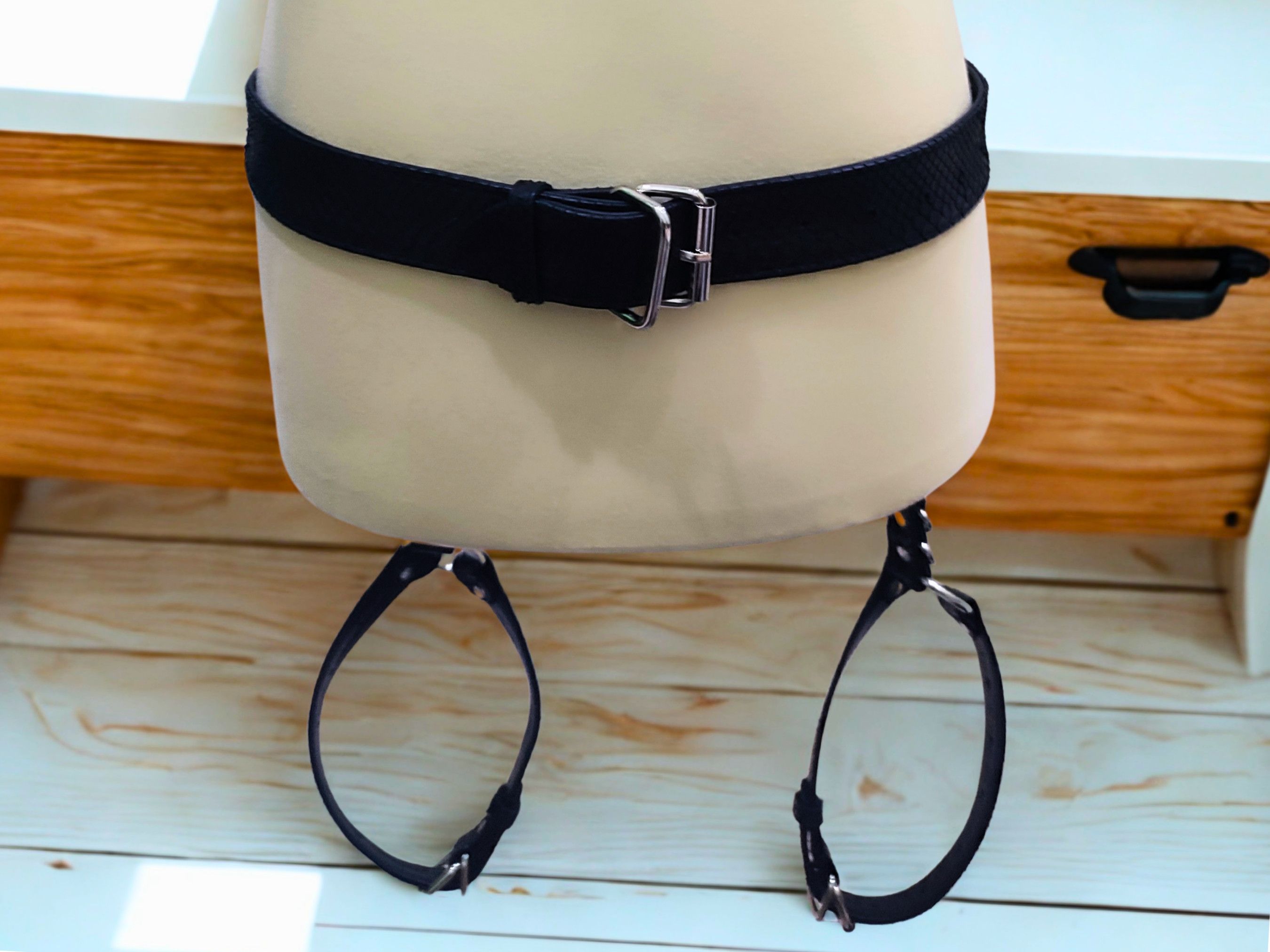 Handmade Leg Garter Belt Harness Size ONE SIZE - 2 Thumbnail