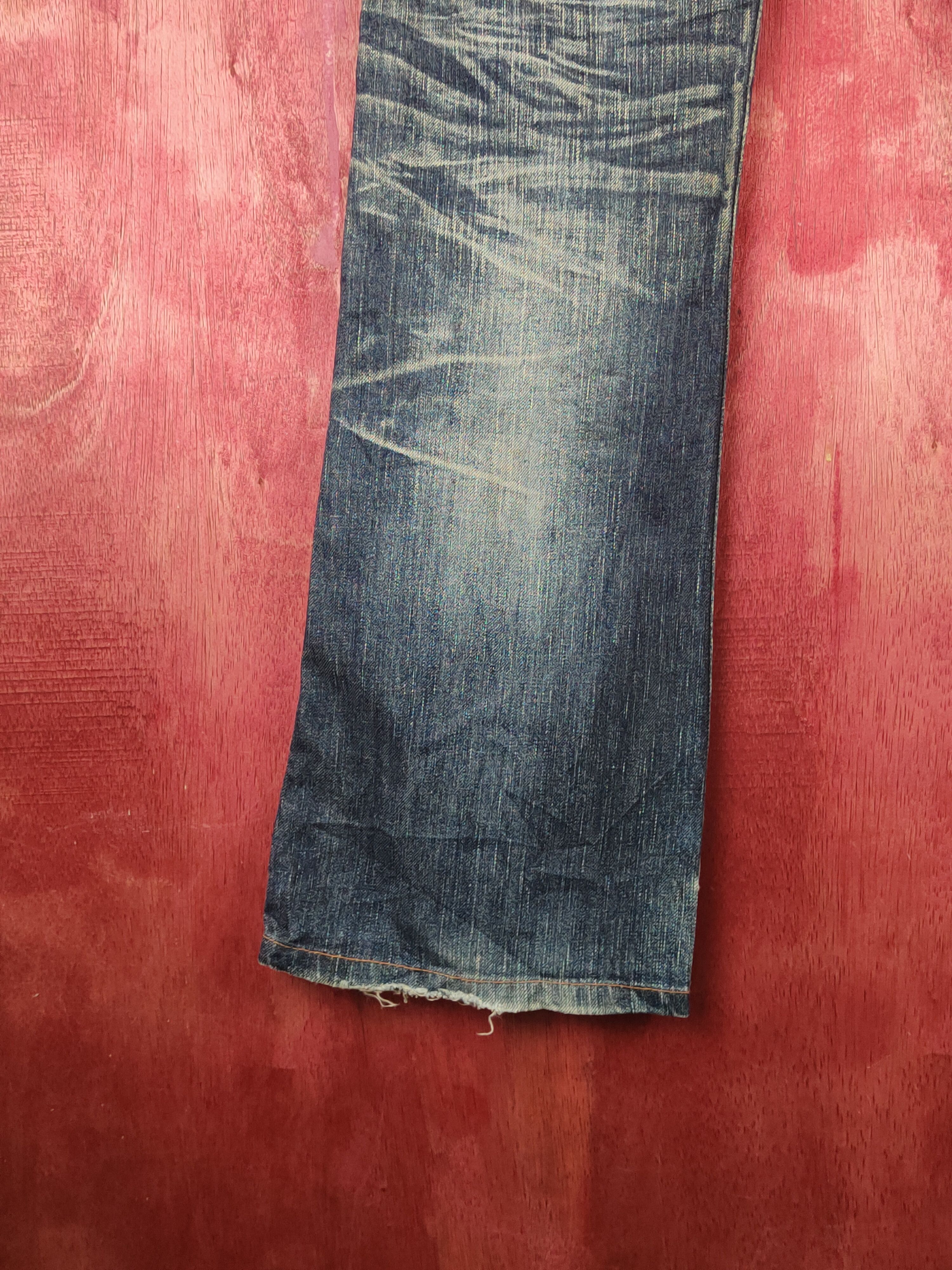 Edwin Edwin Dark Blue Distressed Ripped Jeans #S2367 Size US 29 - 9 Thumbnail