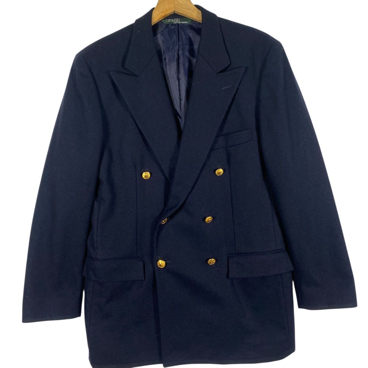 Polo Ralph Lauren Vintage Polo Ralph Lauren Double Breasted Blazer Size 170 Size 40R - 4 Thumbnail