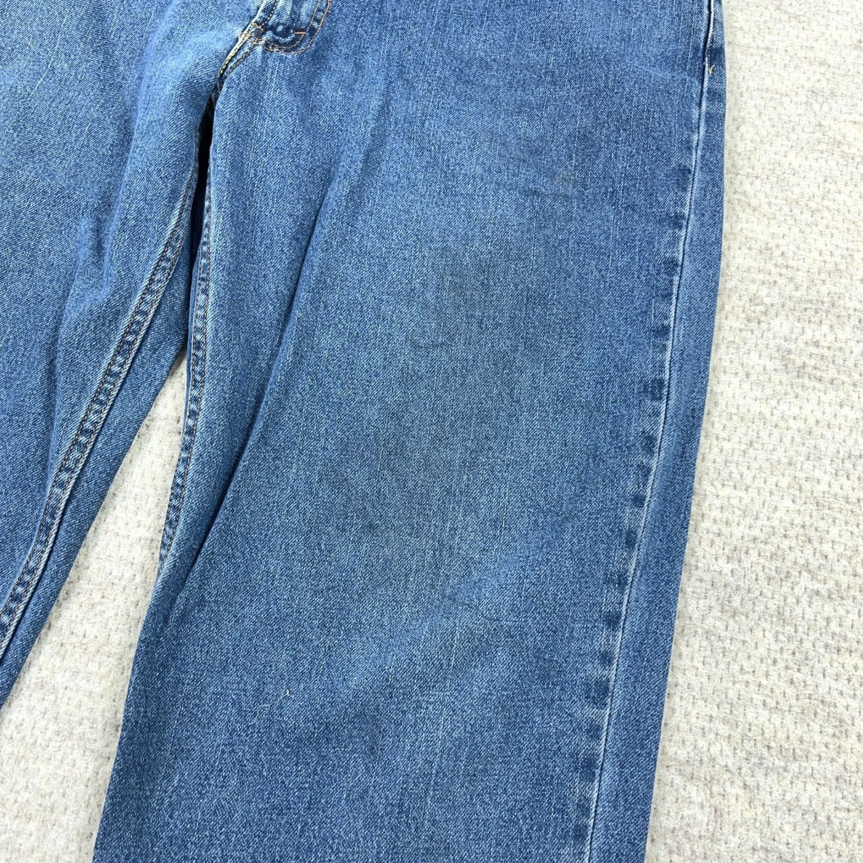Levi's VINTAGE Levi's 550 Jeans Men's 42x32 Relaxed Fit Straight Leg Blue Y2K Grunge Size US 42 / EU 58 - 3 Thumbnail
