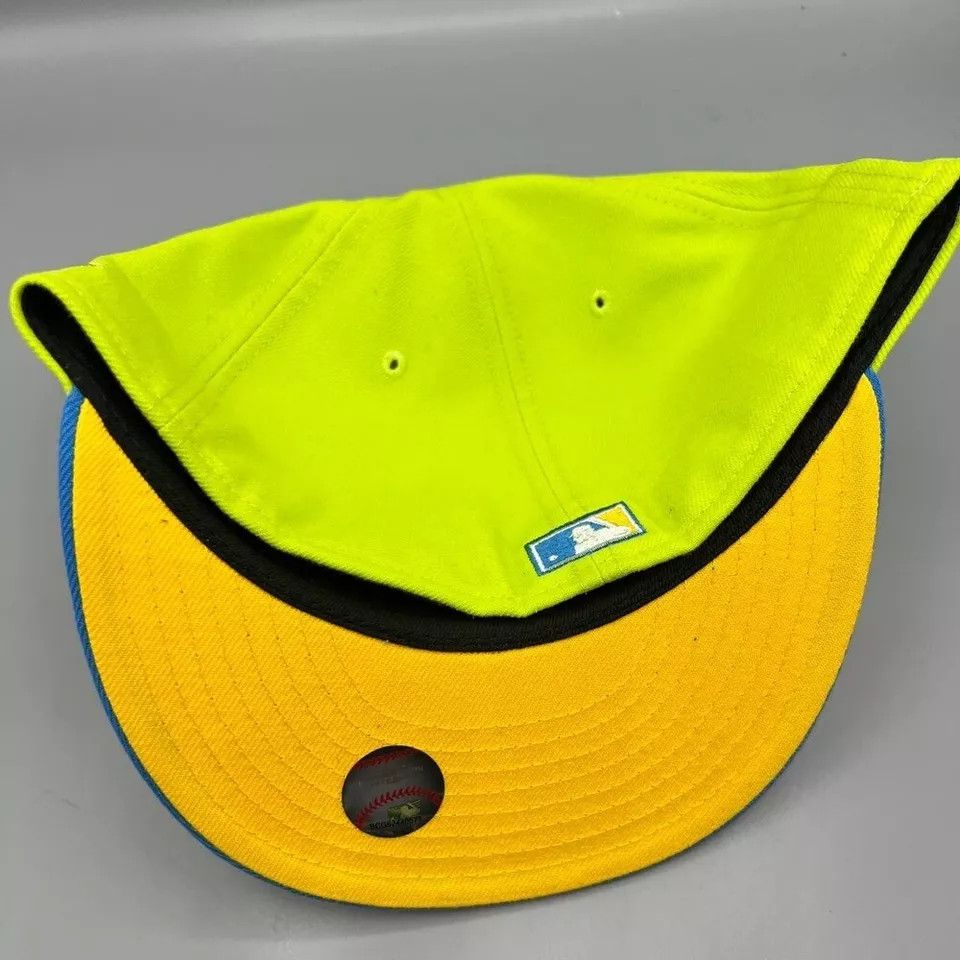 New Era Milwaukee Brewers Hat Men 7 1/2 59Fifty New Era Fitted Cap Size ONE SIZE - 5 Thumbnail