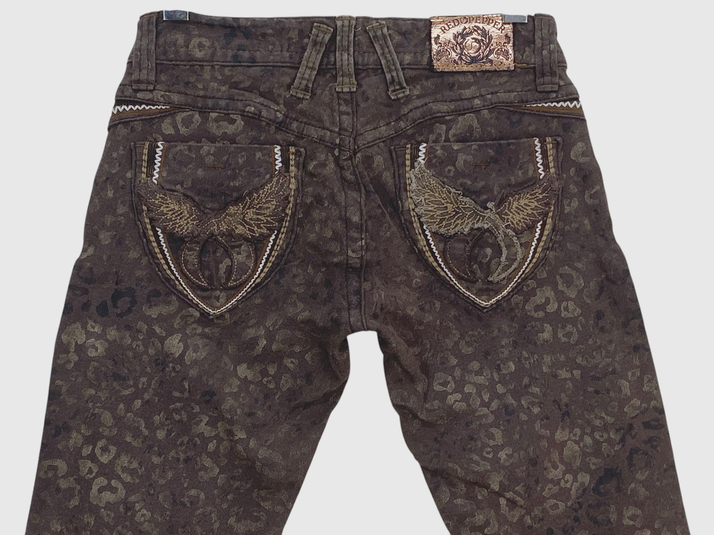 Japanese Brand × Rockstar Games Red Pepper Pants Leopard Print Pants Size 27" / US 4 / IT 40 - 5 Thumbnail
