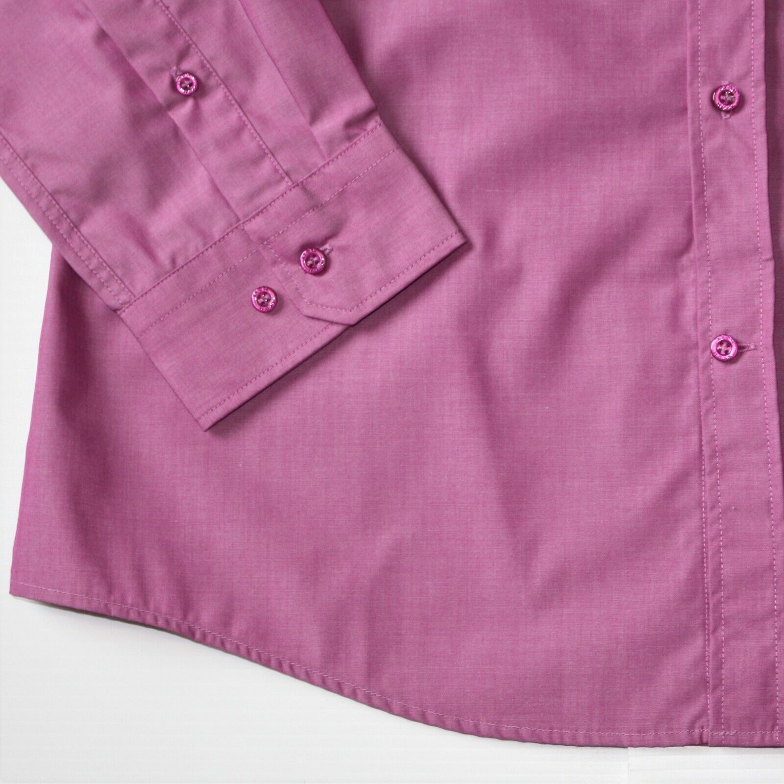 Mexx Metropolitan Slim Fit Non Iron Men's Purple Dress Shirt Size US XL / EU 56 / 4 - 3 Thumbnail