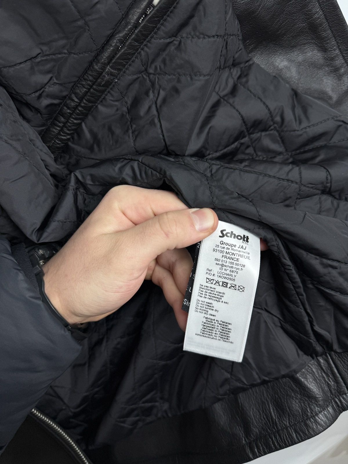 Schott 🇺🇸 NEW❗️Schott NYC Leather Jacket Motorcycle Rare Retro Y2K Size US M / EU 48-50 / 2 - 14 Thumbnail