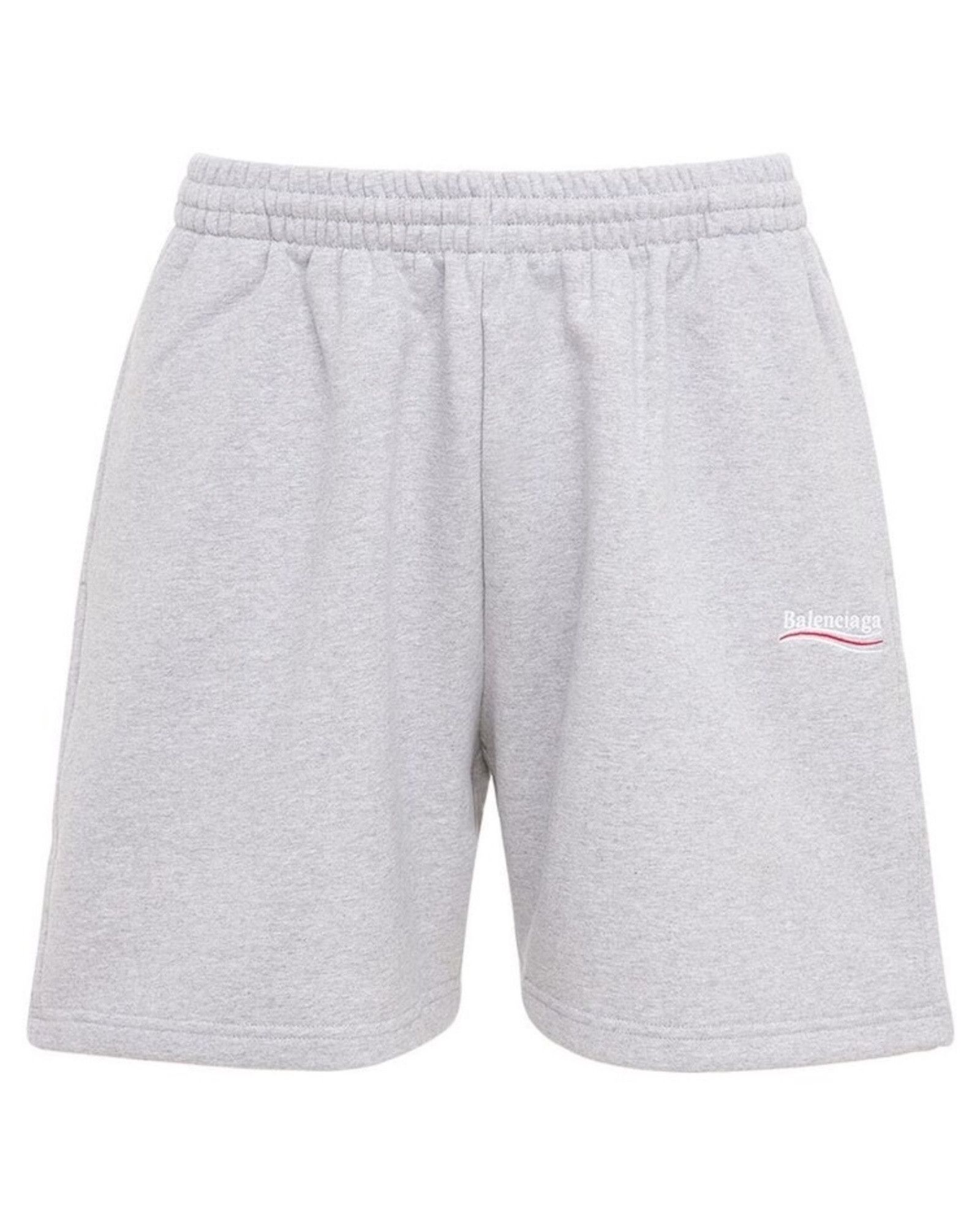 Balenciaga 676137 TKVI9 0137 Political Campaign Sweat Shorts Size US 26 / EU 42 - 1 Thumbnail