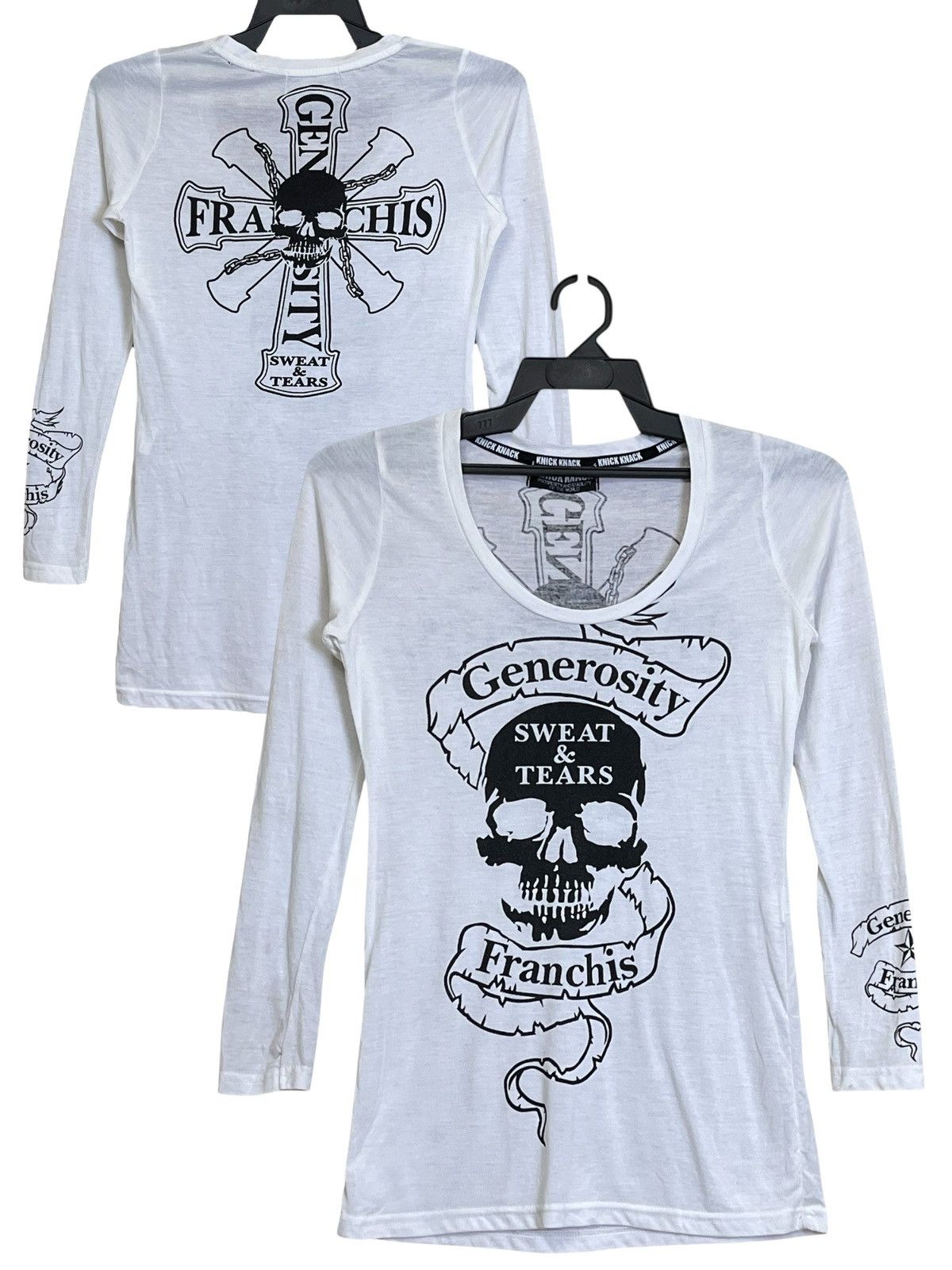 Japanese Brand Japanese cult GENEROSITY FRANCHIS by knick knack tee shirt Size US S / EU 44-46 / 1 - 1 Thumbnail
