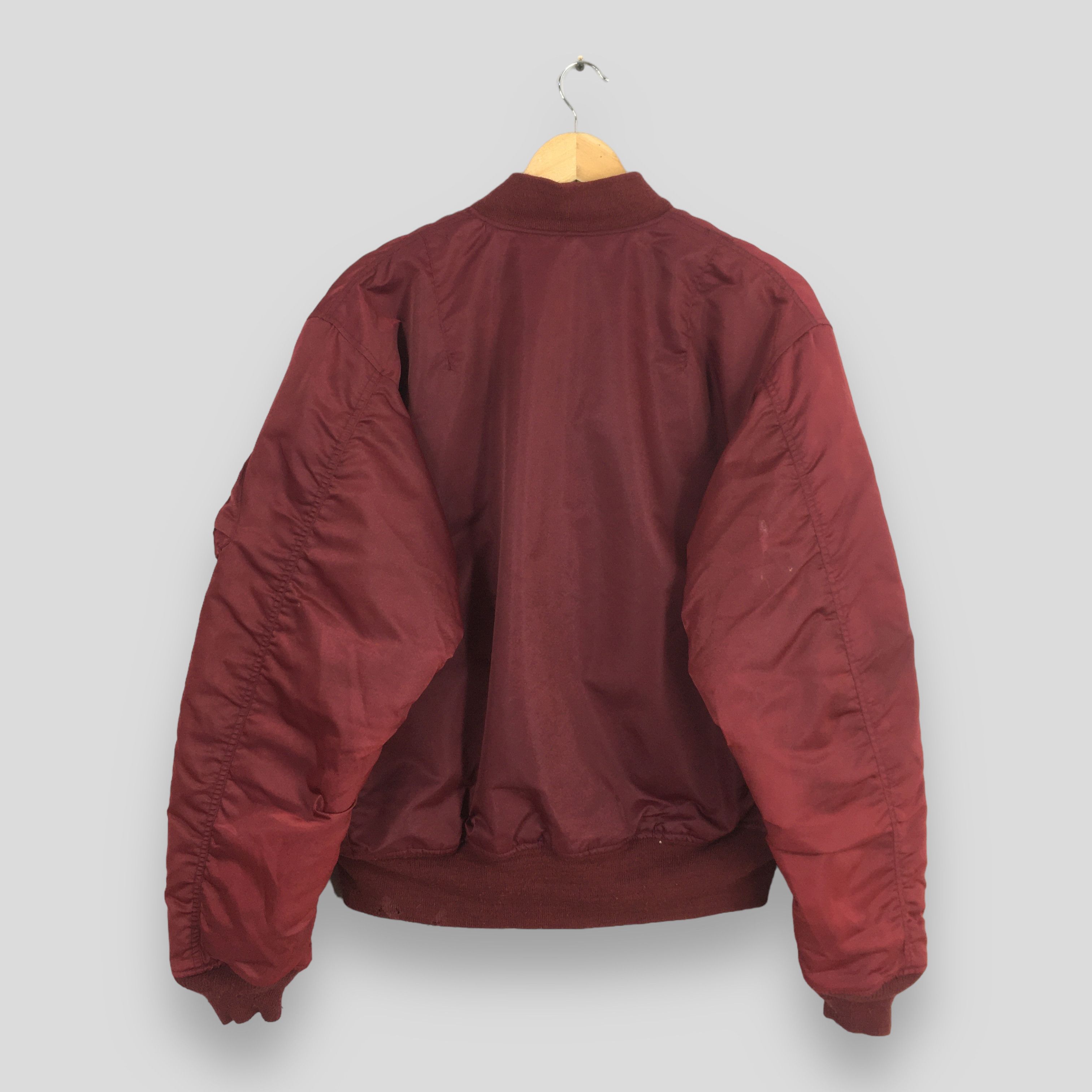 Alpha Industries Vintage 80s Tora MA -1 Reversible Flight Jacket Large Size US L / EU 52-54 / 3 - 7 Thumbnail