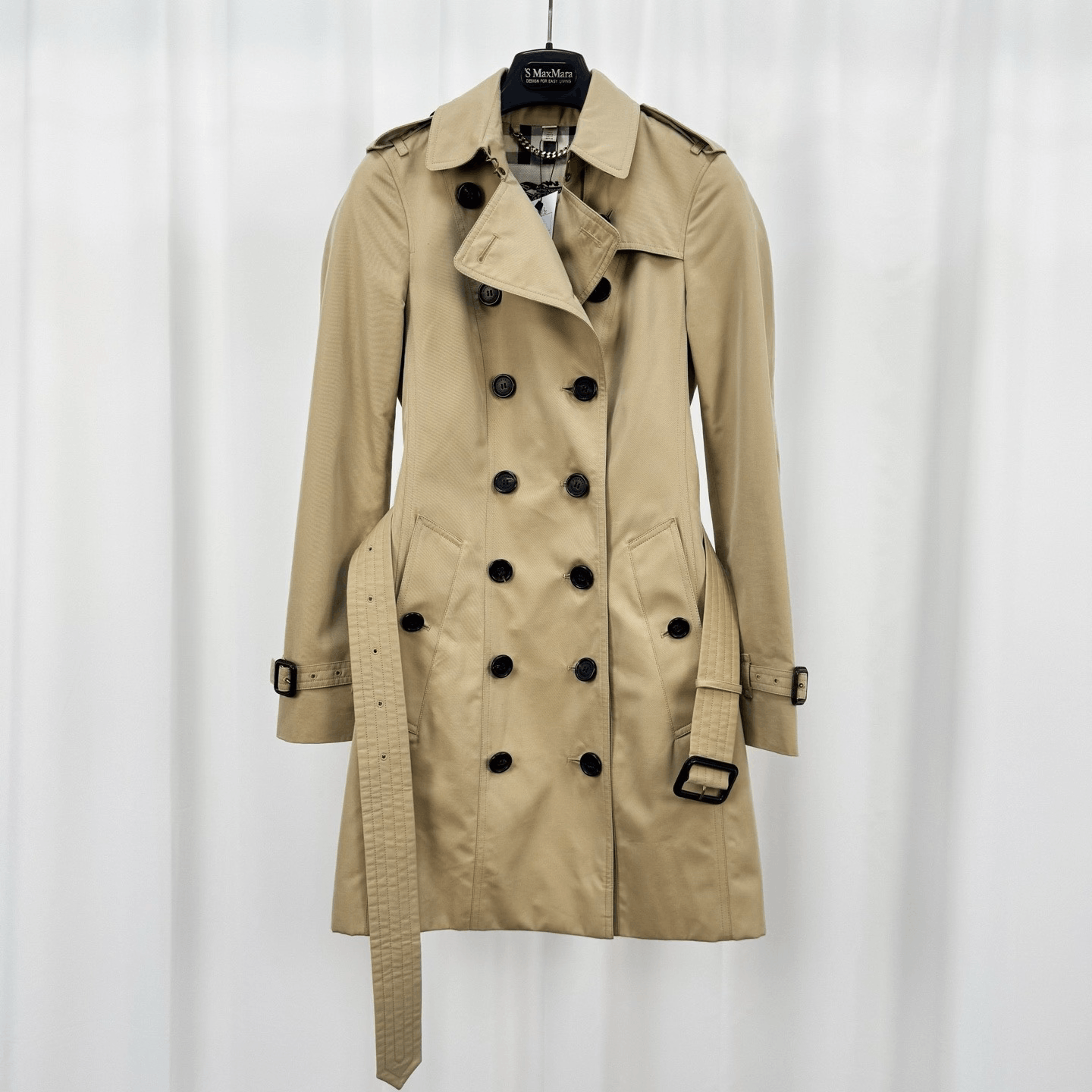 Burberry Burberry Beige Check Lining Trench Coat Size M / US 6-8 / IT 42-44 - 1 Thumbnail