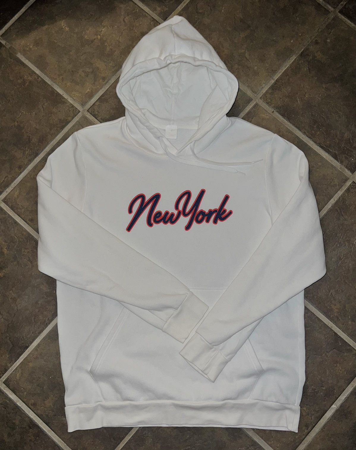 Vintage VINTAGE NEW YORK HOODIE Size US XL / EU 56 / 4 - 8 Thumbnail