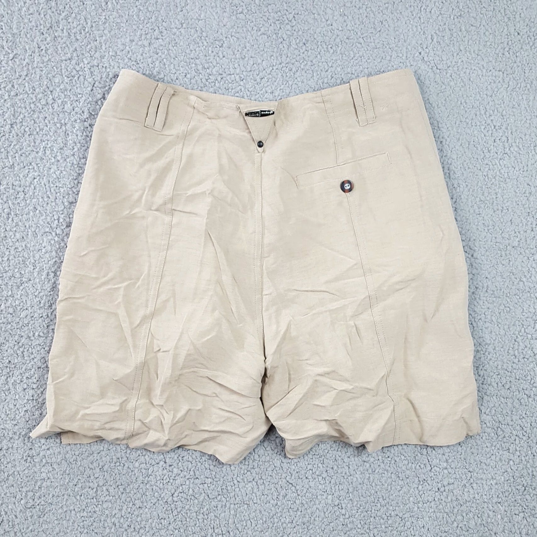 Vintage VINTAGE Jamie Sadock Shorts High Waisted Size 8 Beige Athletic Outdoor Chino Golf Women Size 30" / US 8 / IT 44 - 3 Thumbnail
