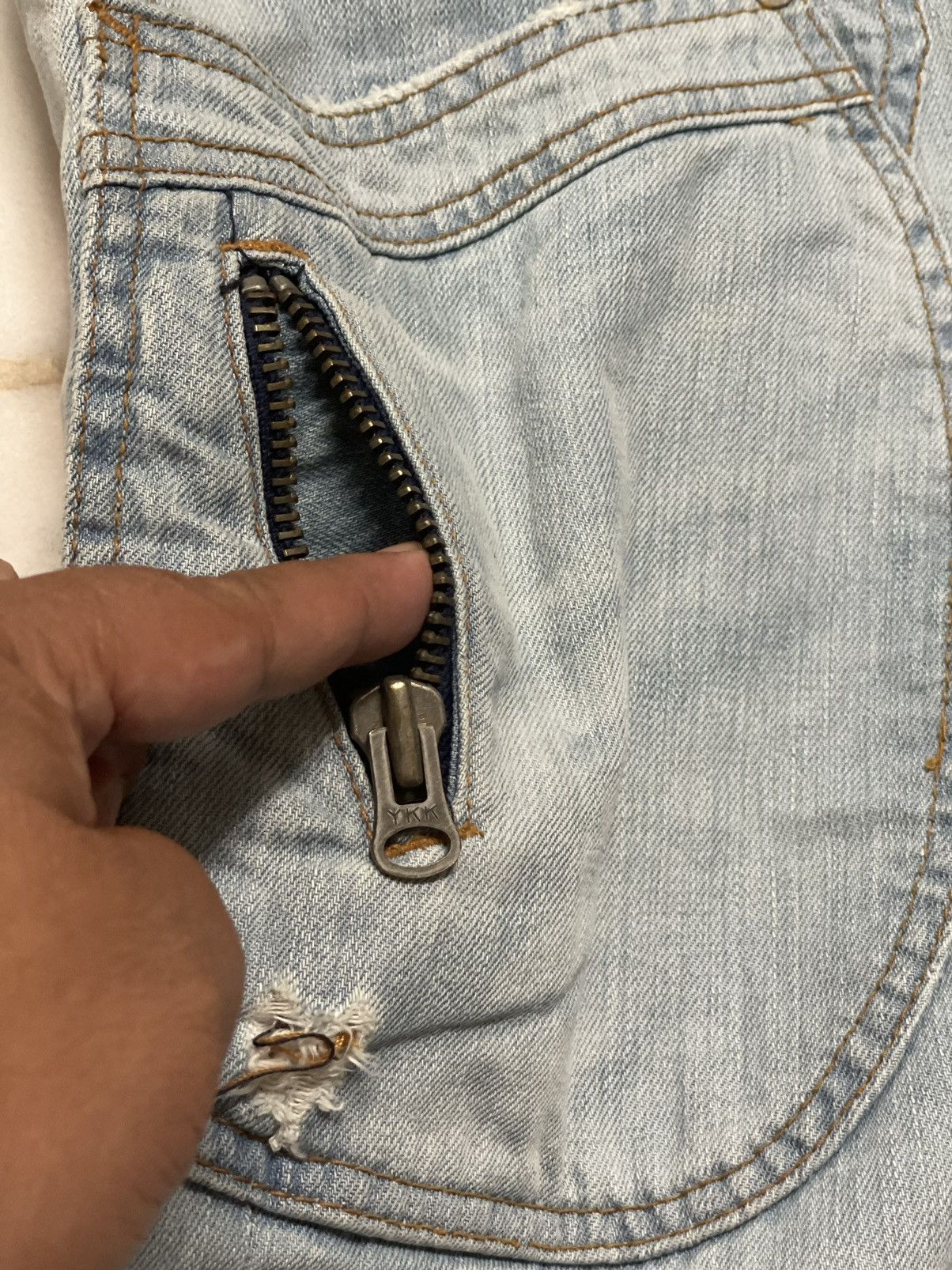 Japanese Brand RARE!! JAPANESE SICKO NINETEEN BUSHPANT MULTIPOCKET JEANS Size US 37 - 10 Thumbnail