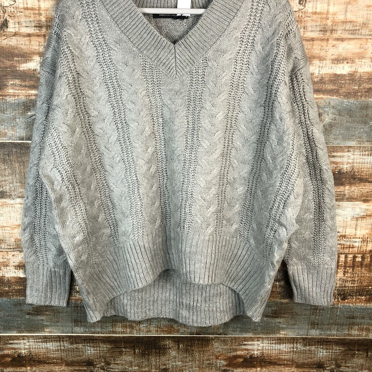 Homespun Knitwear × Japanese Brand America Holic Grey Knitwear #A1836 Size M / US 6-8 / IT 42-44 - 6 Thumbnail