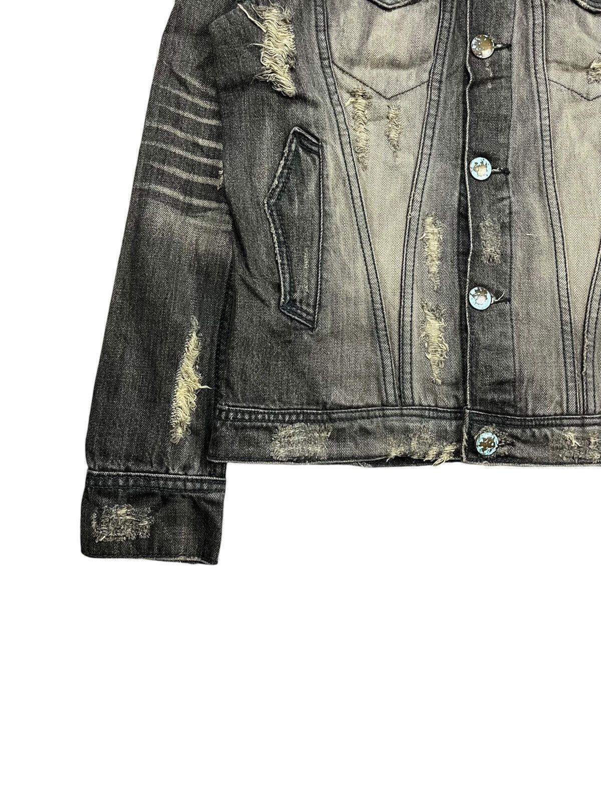 Japanese Brand 2000s GOA - Distressed Denim Jacket Size US M / EU 48-50 / 2 - 4 Thumbnail