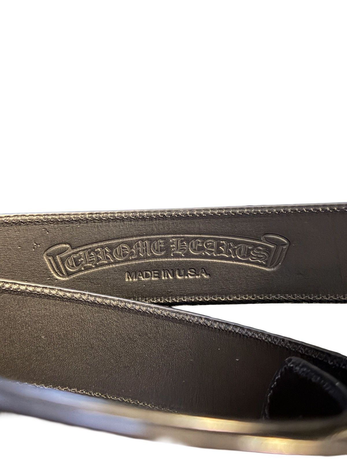 Chrome Hearts Black Belt Strap (36) Size ONE SIZE - 5 Thumbnail
