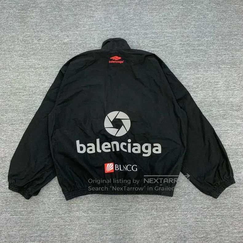 Balenciaga Balenciaga Black Multi-Element Logo Racing Jacket Size US XS / EU 42 / 0 - 4 Thumbnail