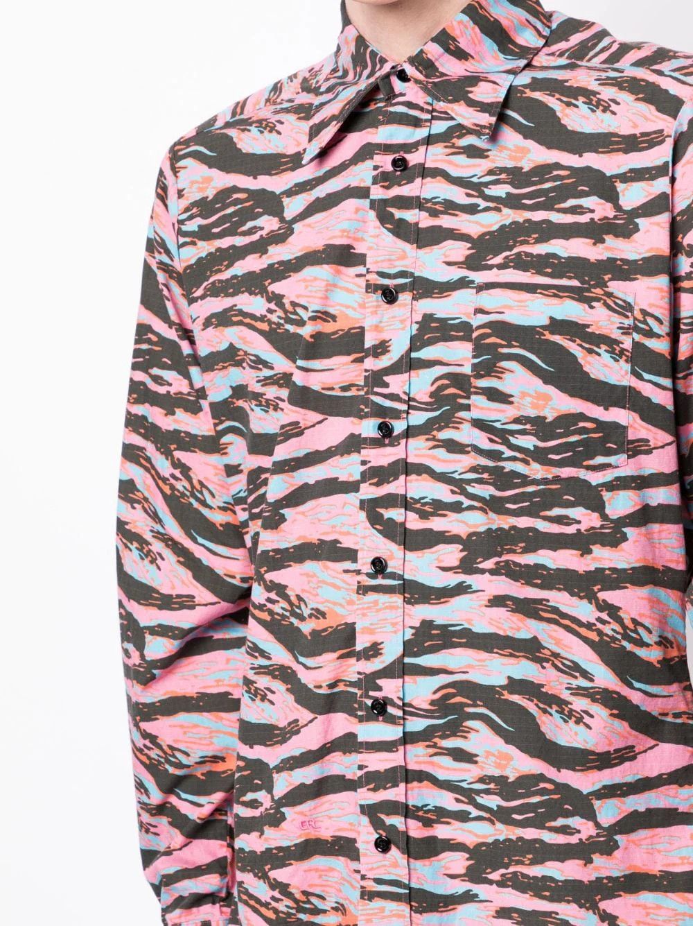 ERL o1y0125 Patterned Shirt in Multicolor Size US XL / EU 56 / 4 - 3 Thumbnail