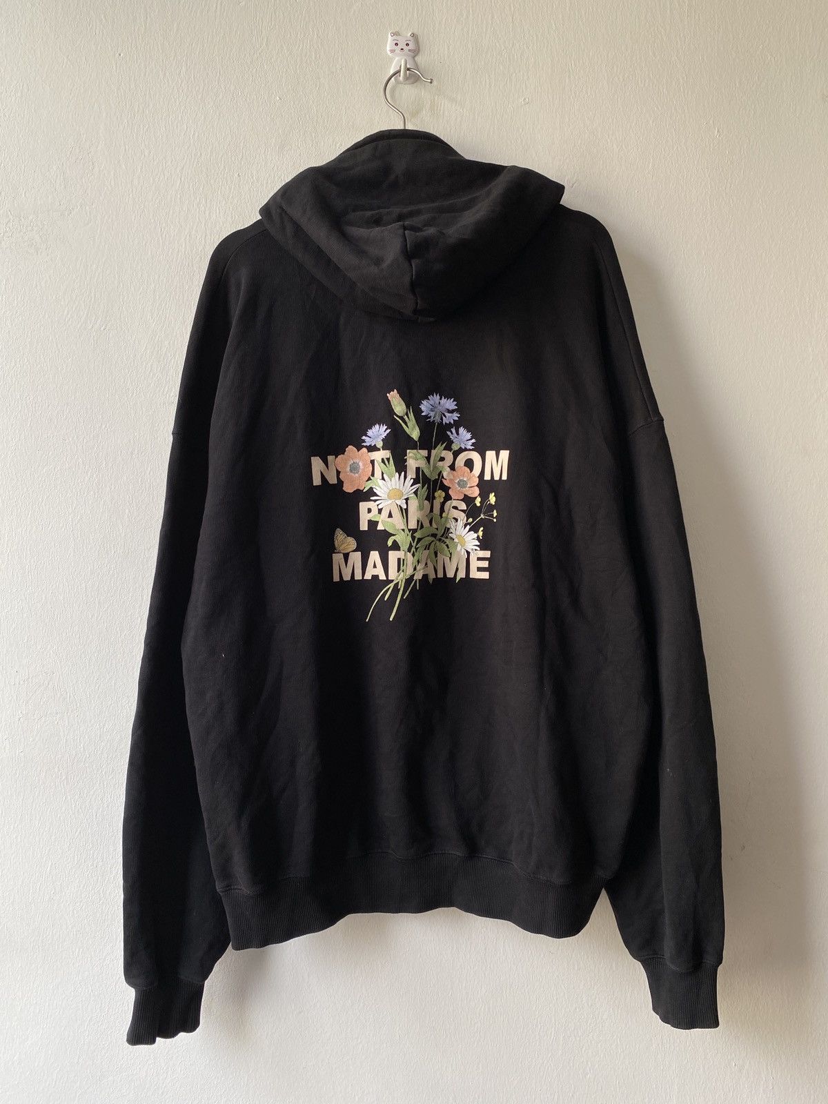 Drole De Monsieur Drole De Monsieur Not From Paris Maddame Black Hoodie Size US L / EU 52-54 / 3 - 4 Thumbnail