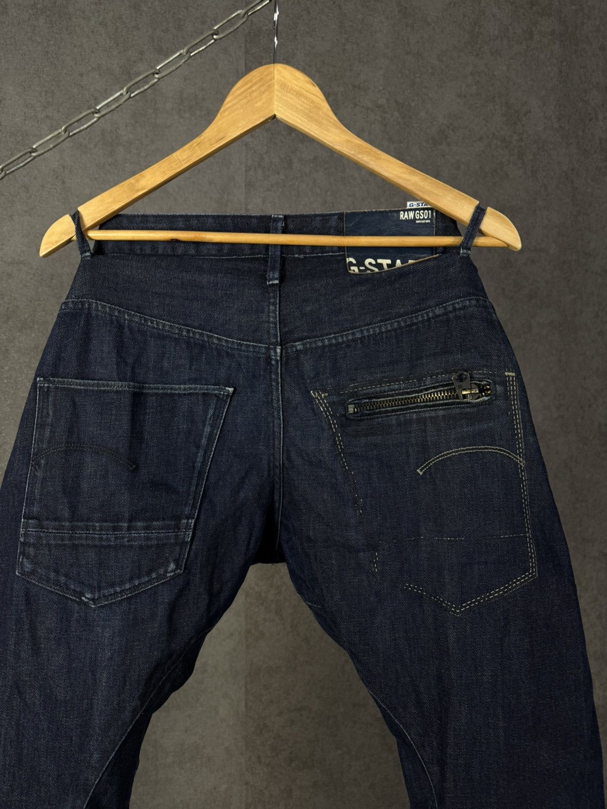 G-Star G Star Raw designer asymmetric jeans Size US 33 - 7 Thumbnail