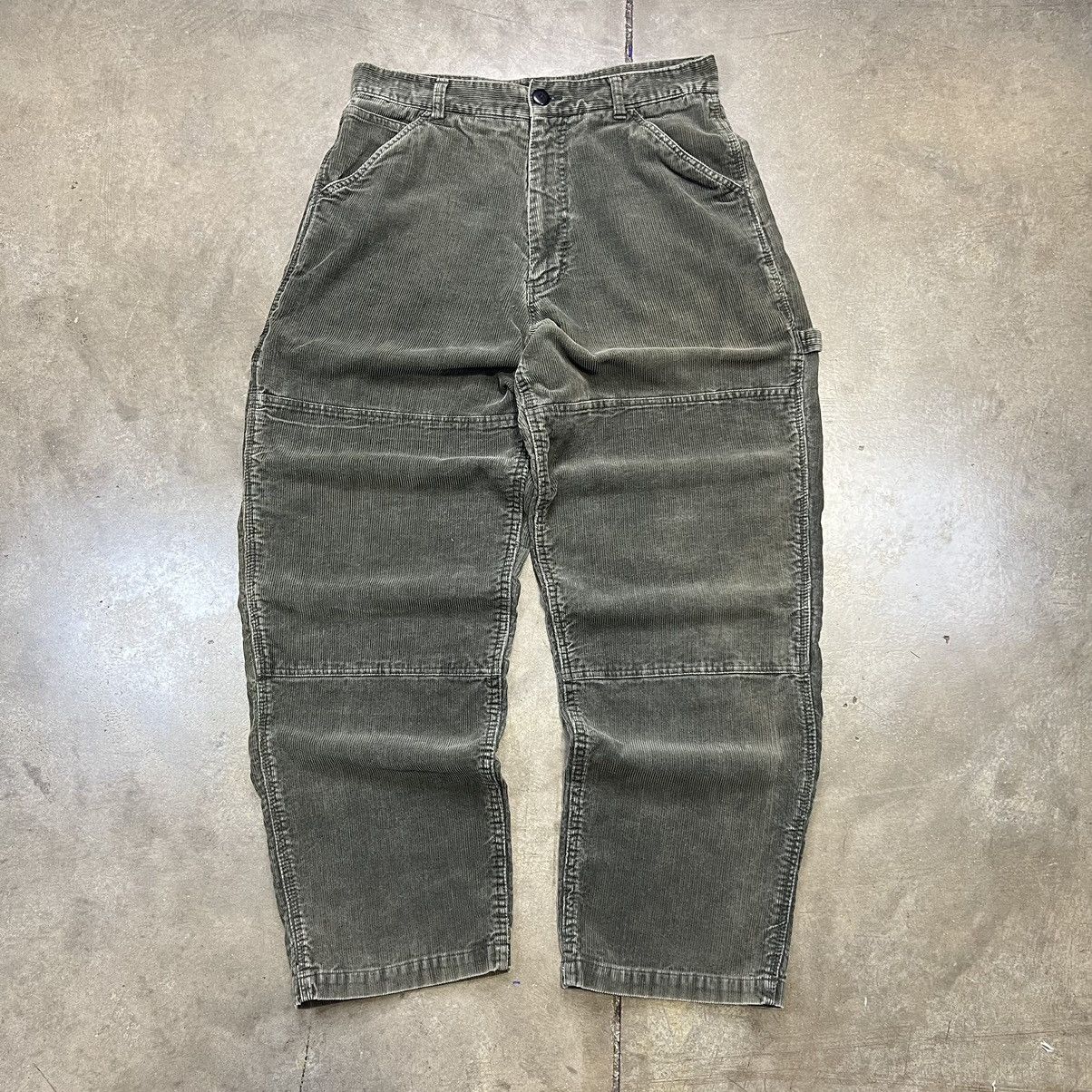 Vintage Vintage Rue21 Corduroy Double Knee Carpenter Pants Wide Leg Size US 34 / EU 50 - 1 Thumbnail