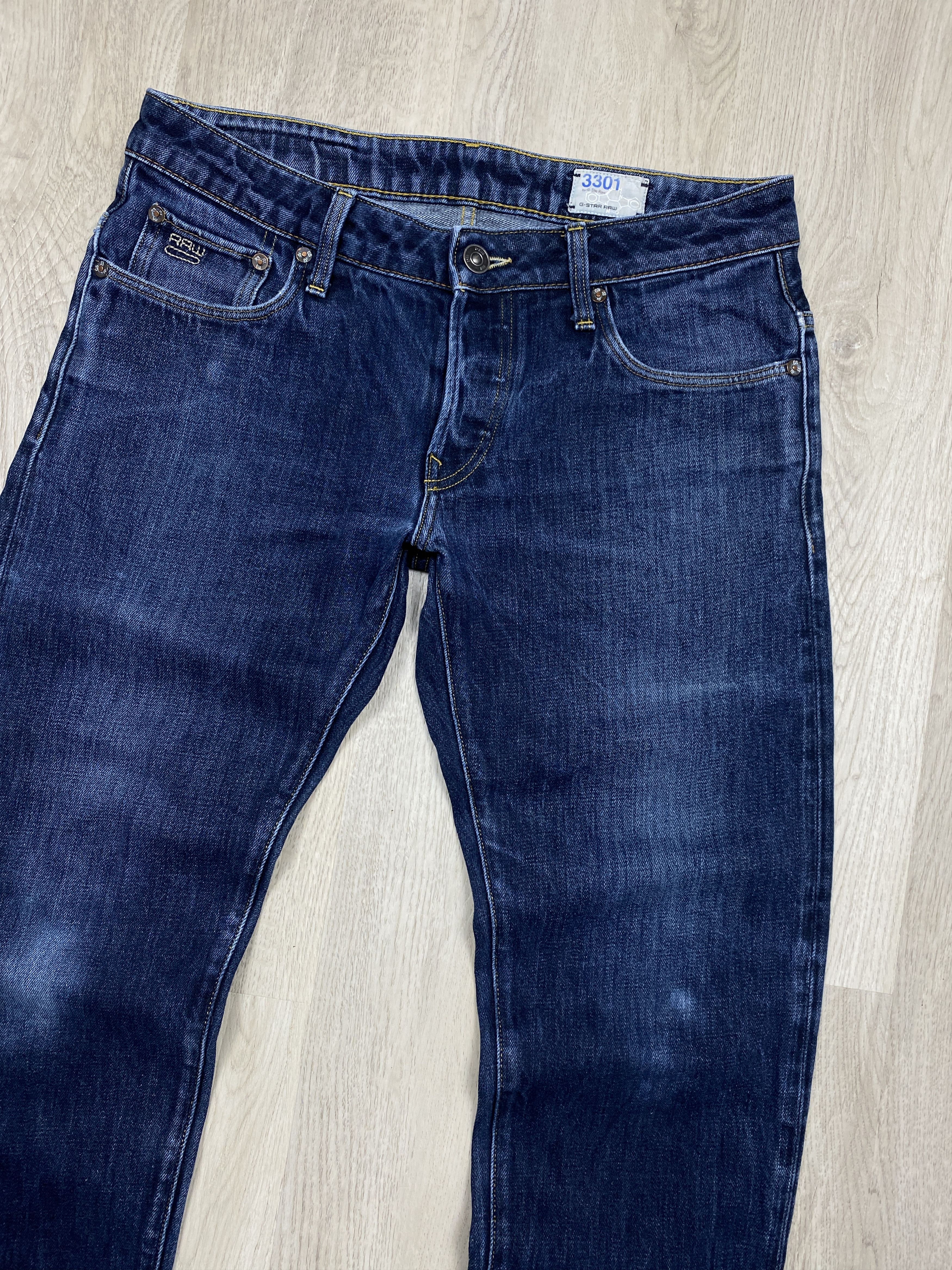 G-Star G Star Raw Vintage Mens Denim Pants Low Tapered Jeans Size US 32 / EU 48 - 2 Thumbnail