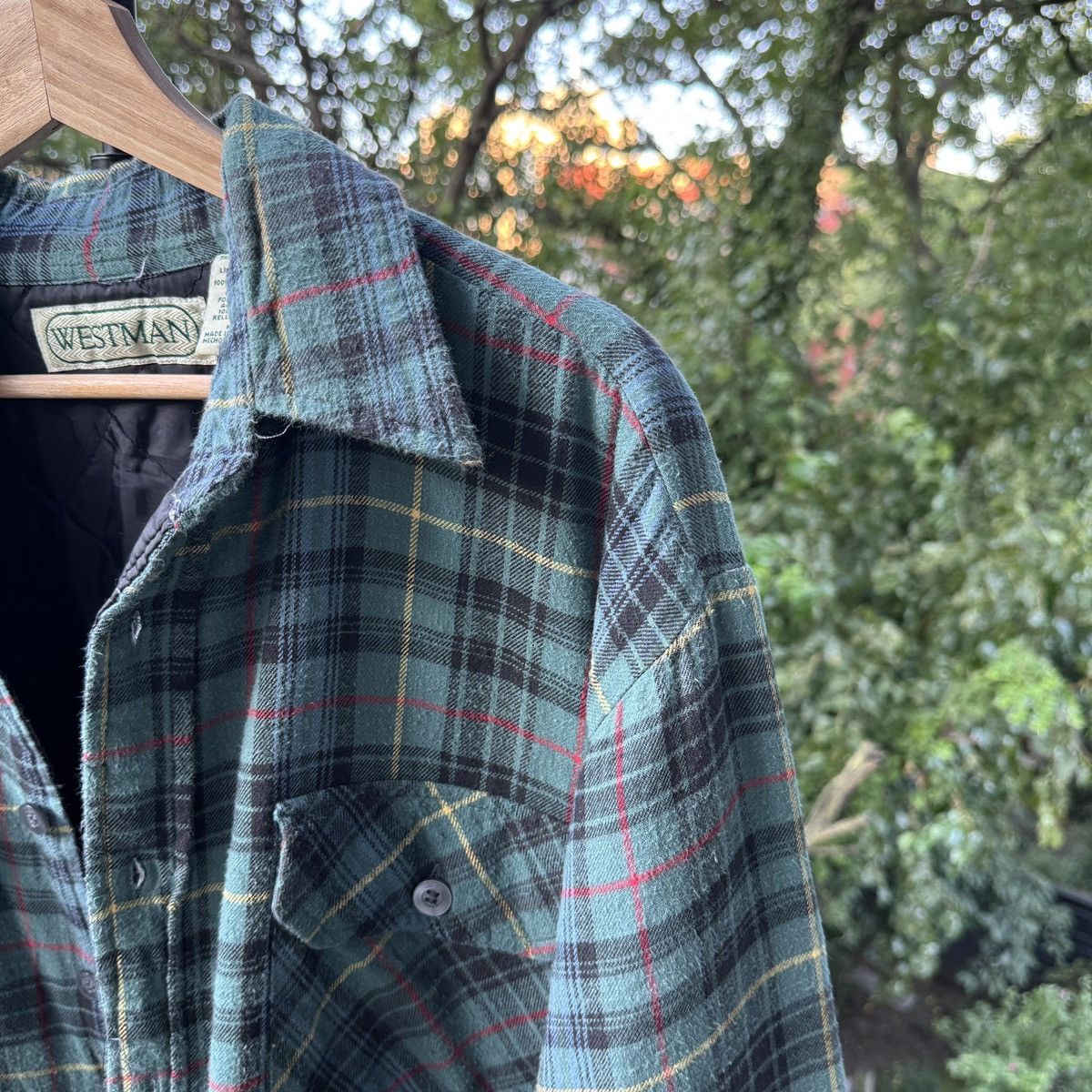 Vintage Thrashed Faded Distressed Flannel Shirt ERD Grunge Chrome Size US XL / EU 56 / 4 - 5 Thumbnail