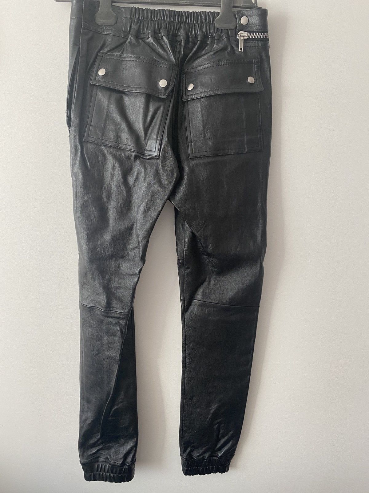Rick Owens AW19 Aircut Leather Pants Size US 28 / EU 44 - 2 Thumbnail