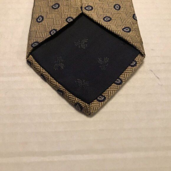 Brooks Brothers brooks brothers men's new gold tie 3 3/4" X 59" Size ONE SIZE - 3 Thumbnail
