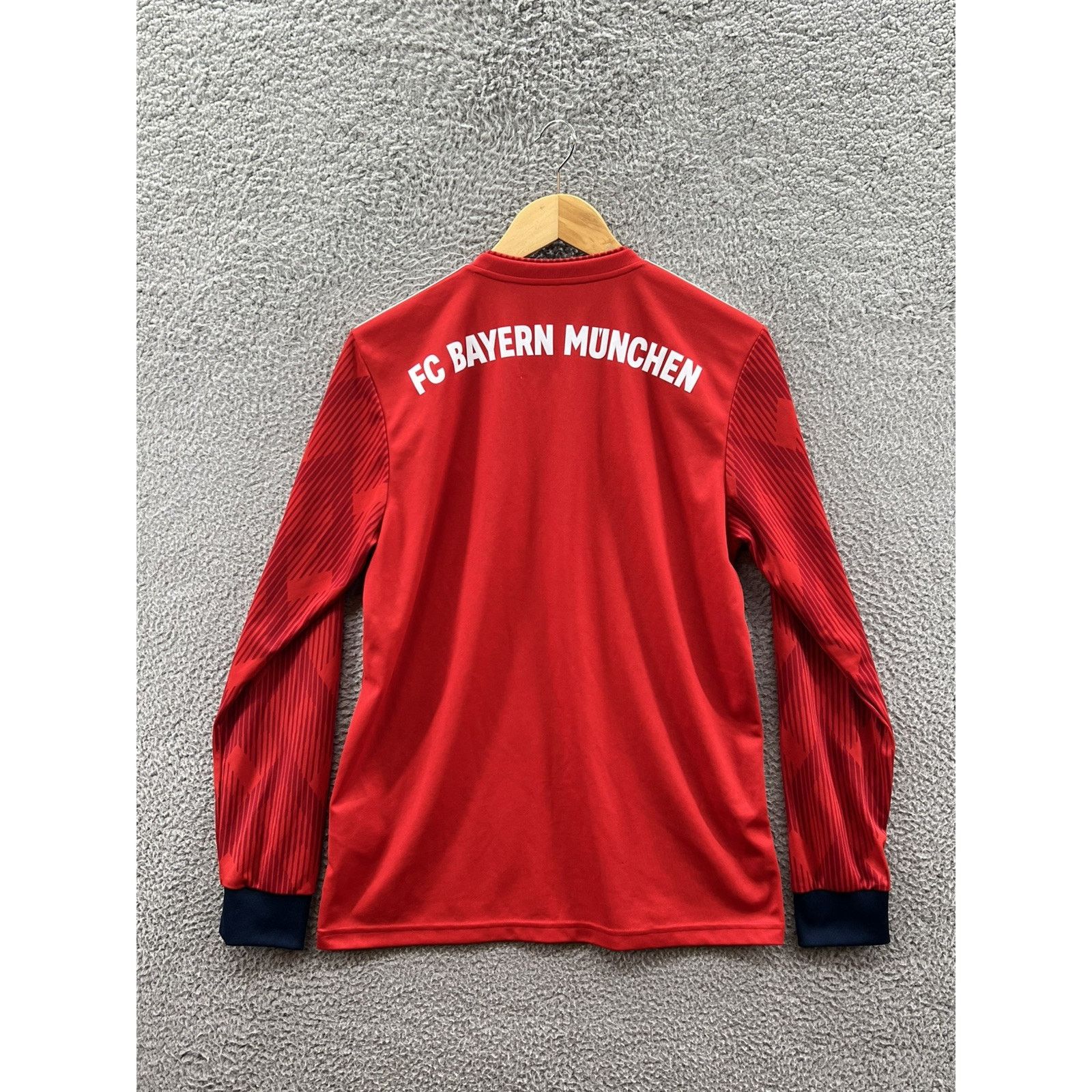 Adidas Adidas Bayern Munich Home Soccer Football Long-Sleeve Jersey Size US M / EU 48-50 / 2 - 2 Thumbnail