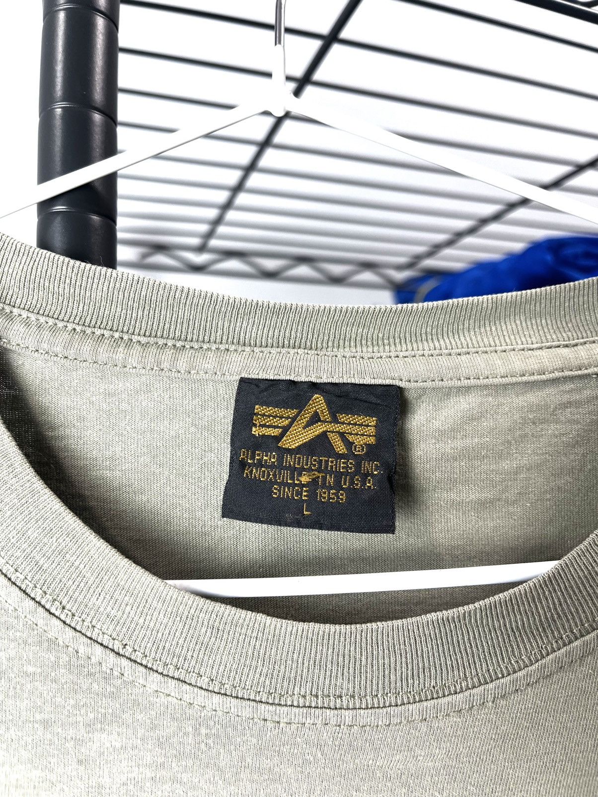 Alpha Industries Vintage Alpha Industries Military Air Force T Shirt Size US L / EU 52-54 / 3 - 3 Thumbnail
