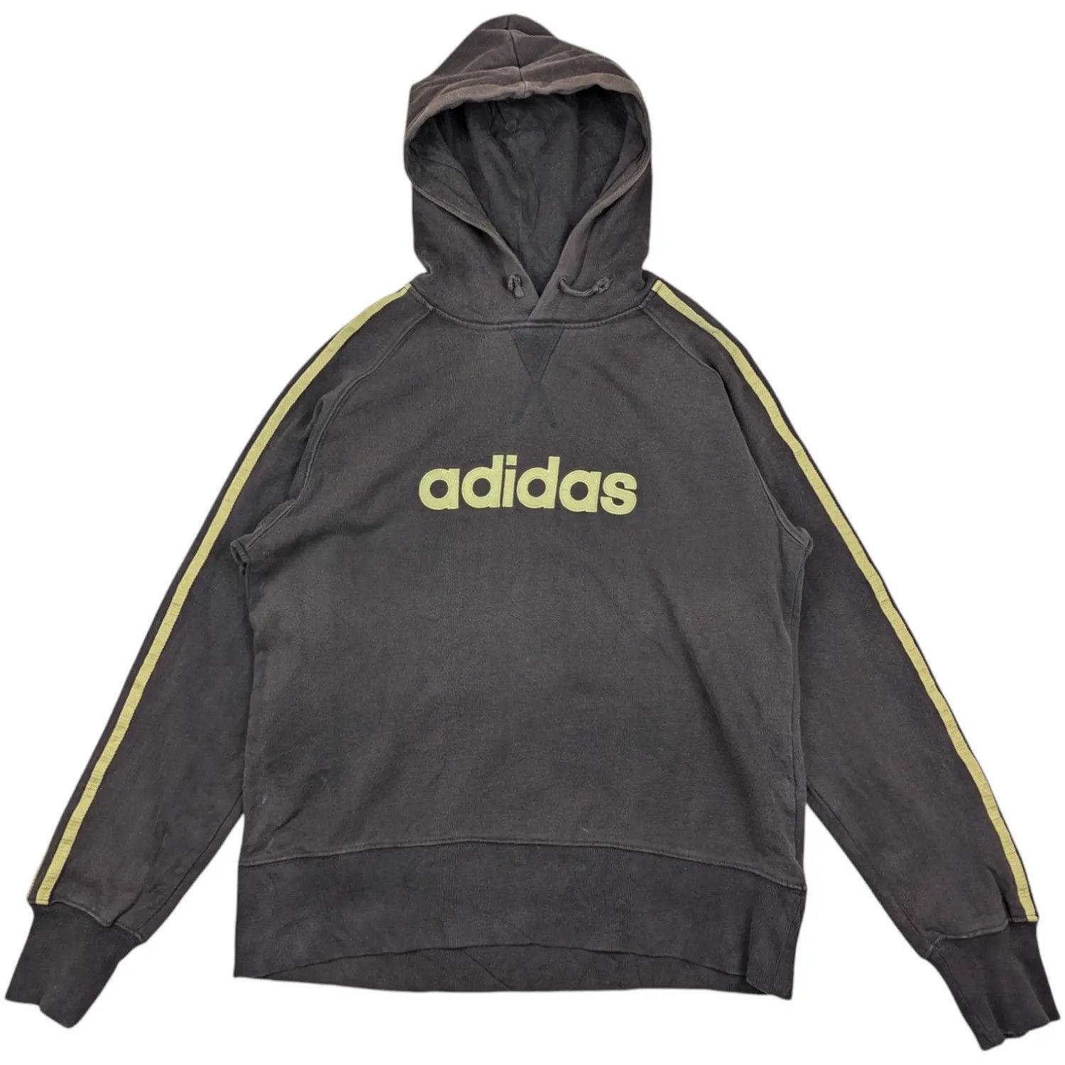 Adidas Vintage 2000's ADIDAS Big Spell Out Hoodie Sweatshirt Size US S / EU 44-46 / 1 - 2 Thumbnail