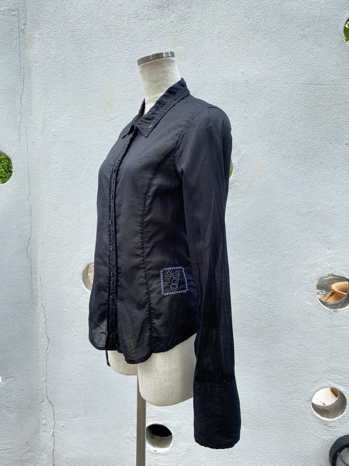 Marithe + Francois Girbaud MARITHE FRANÇOIS GIRBAUD black shirt Size ONE SIZE - 16 Thumbnail