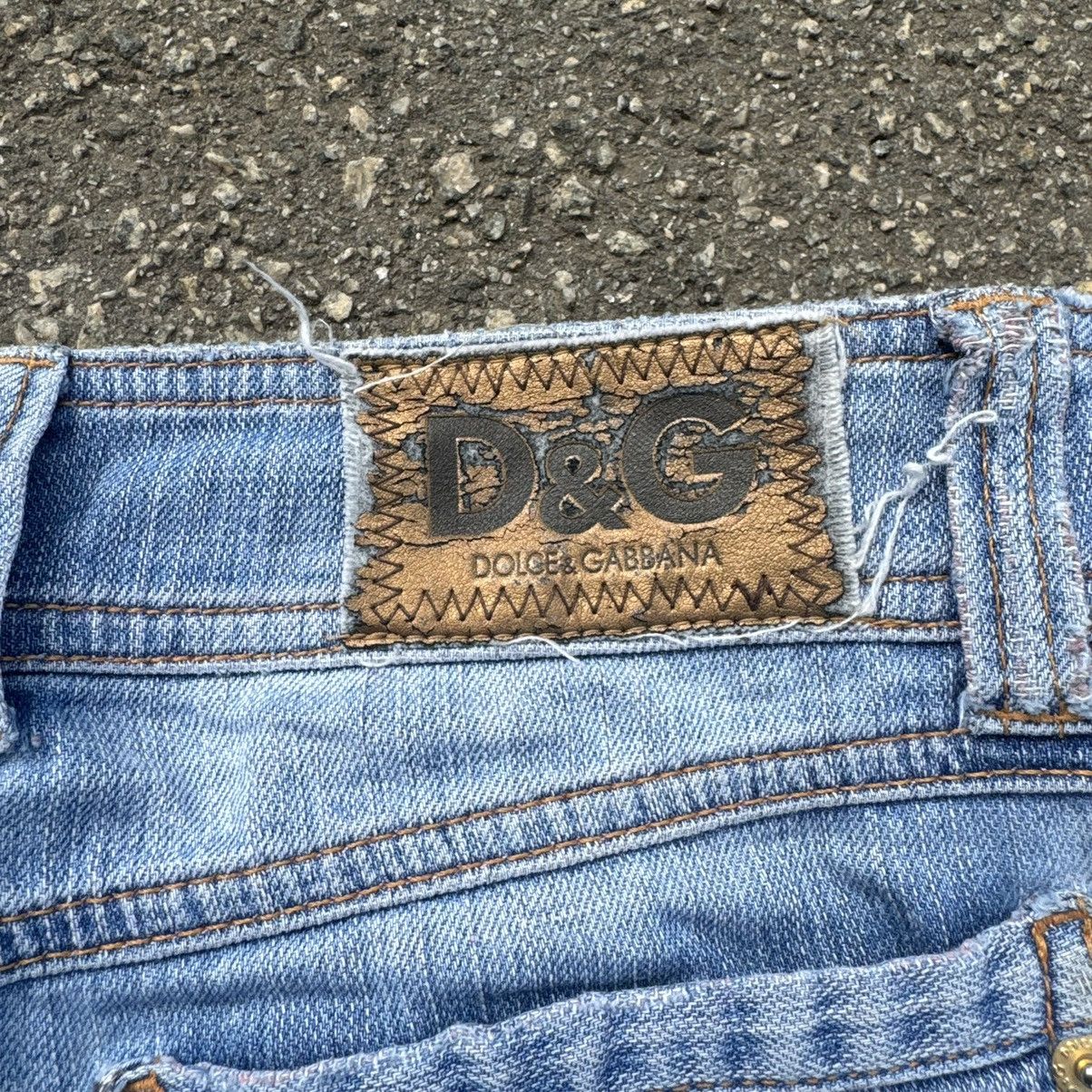 Dolce & Gabbana vintage 90s dolce gabanna distressed jeans y2k rap Size 28" / US 6 / IT 42 - 9 Thumbnail