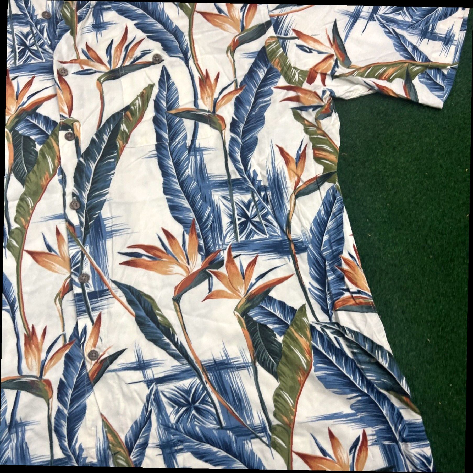 Vintage Mens Campia Moda 2XL Tropical Hawaiian Short Sleeves Button Up Casual Shirt Size US XXL / EU 58 / 5 - 3 Thumbnail