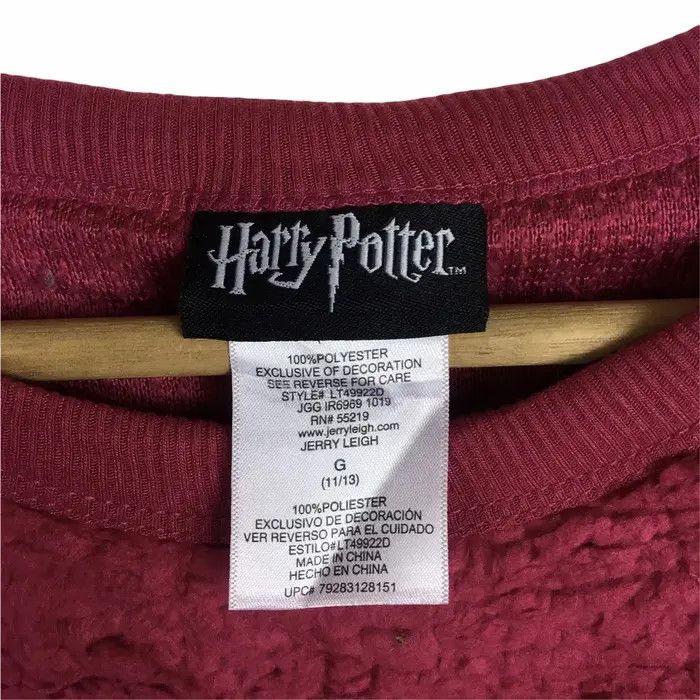 Vintage Vtg HARRY POTTER HOGWARTS School Fleece Sweater Jacket Size L / US 10 / IT 46 - 5 Thumbnail