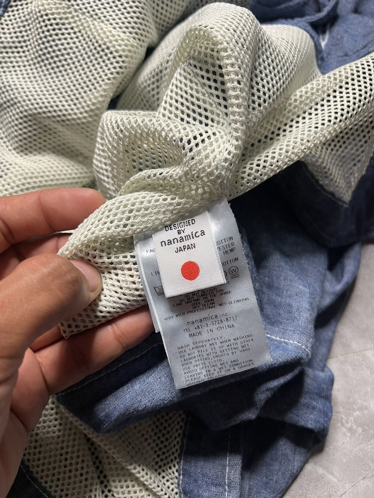 Nanamica Nanamica S/S 23 Chambray Band Collar Jacket Size US L / EU 52-54 / 3 - 7 Thumbnail
