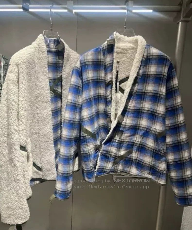 Greg Lauren Greg Lauren Handmade Double-sided Gridded Robe Jacket Shir Size US S / EU 44-46 / 1 - 2 Thumbnail