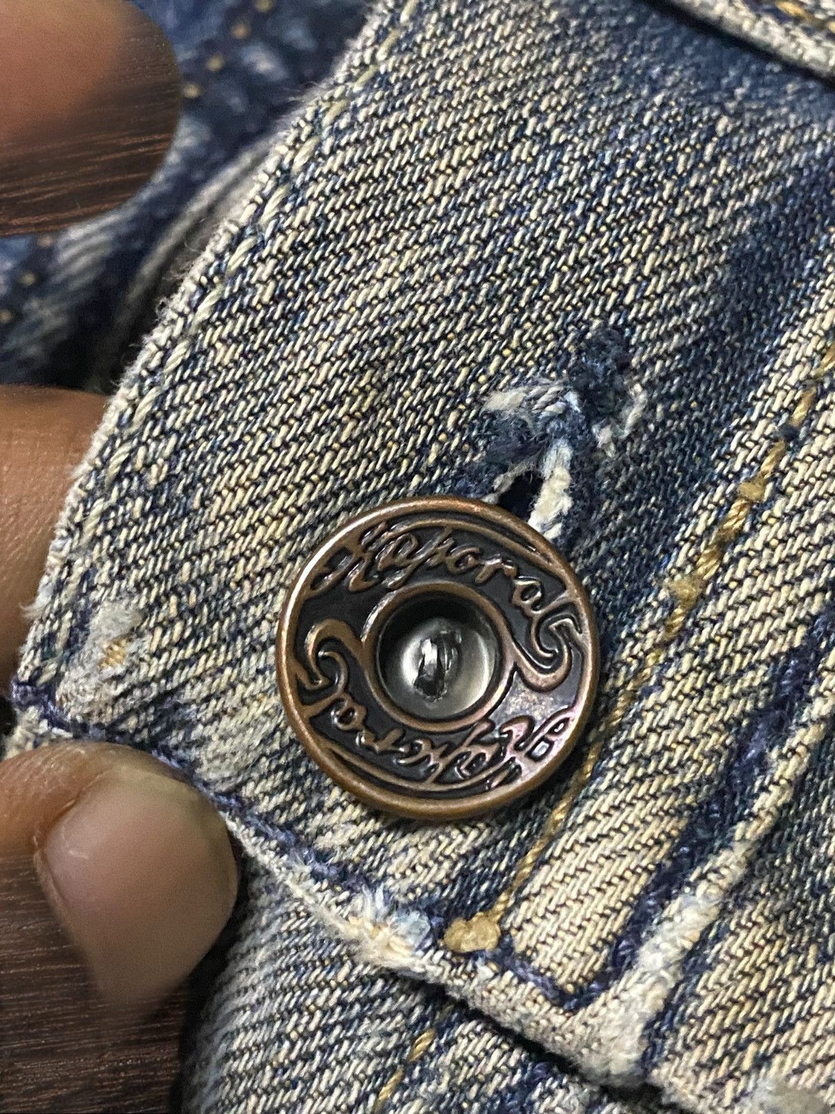 Vintage Vintage Japanese Brand Kaporal5 Nely Mud Wash Straight jeans Size 30" / US 8 / IT 44 - 7 Thumbnail