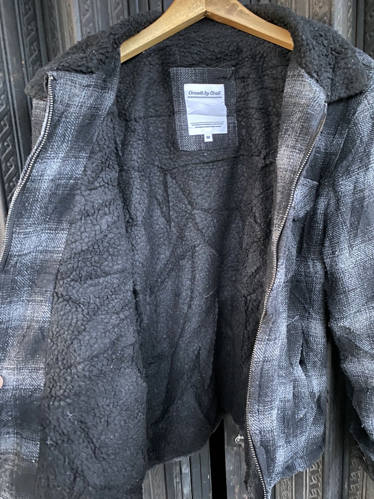 Japanese Brand Growth by grail faux fur veterano wool jacket Size US M / EU 48-50 / 2 - 3 Thumbnail