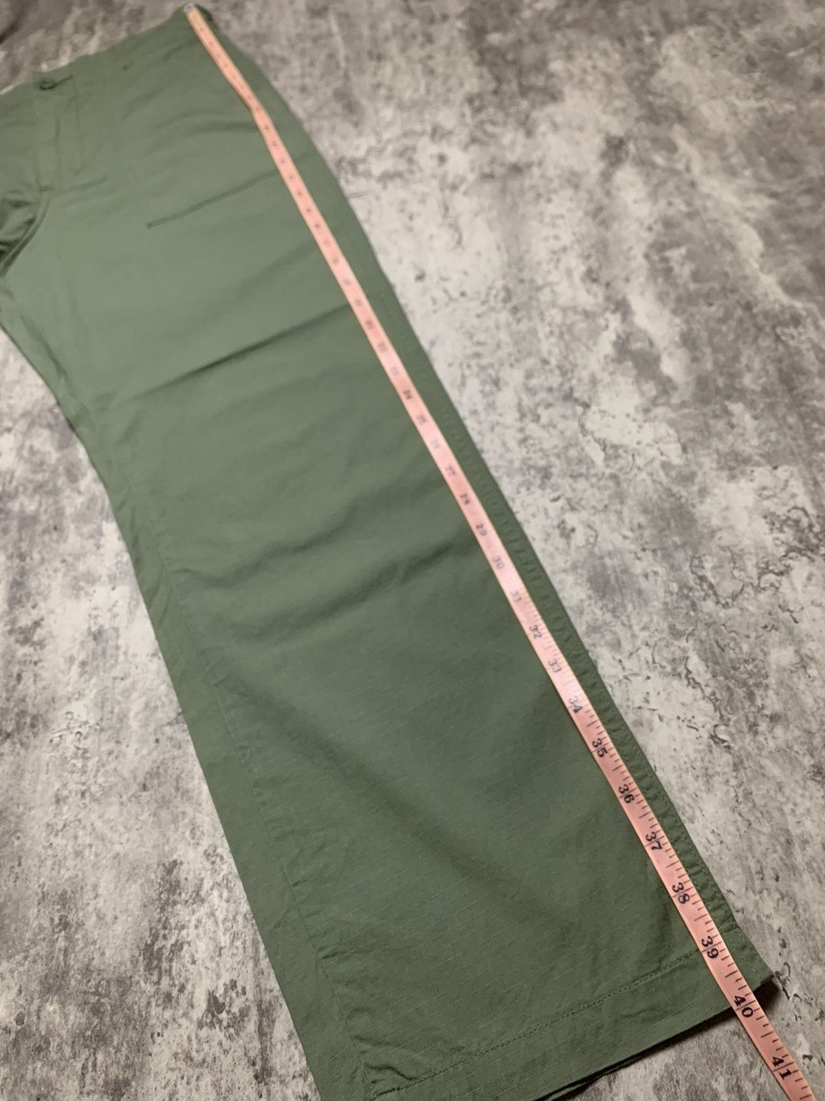 Orslow Japanese Olive Green Fatigue Rip Stop Lowrys Farm Size US 29 - 13 Thumbnail