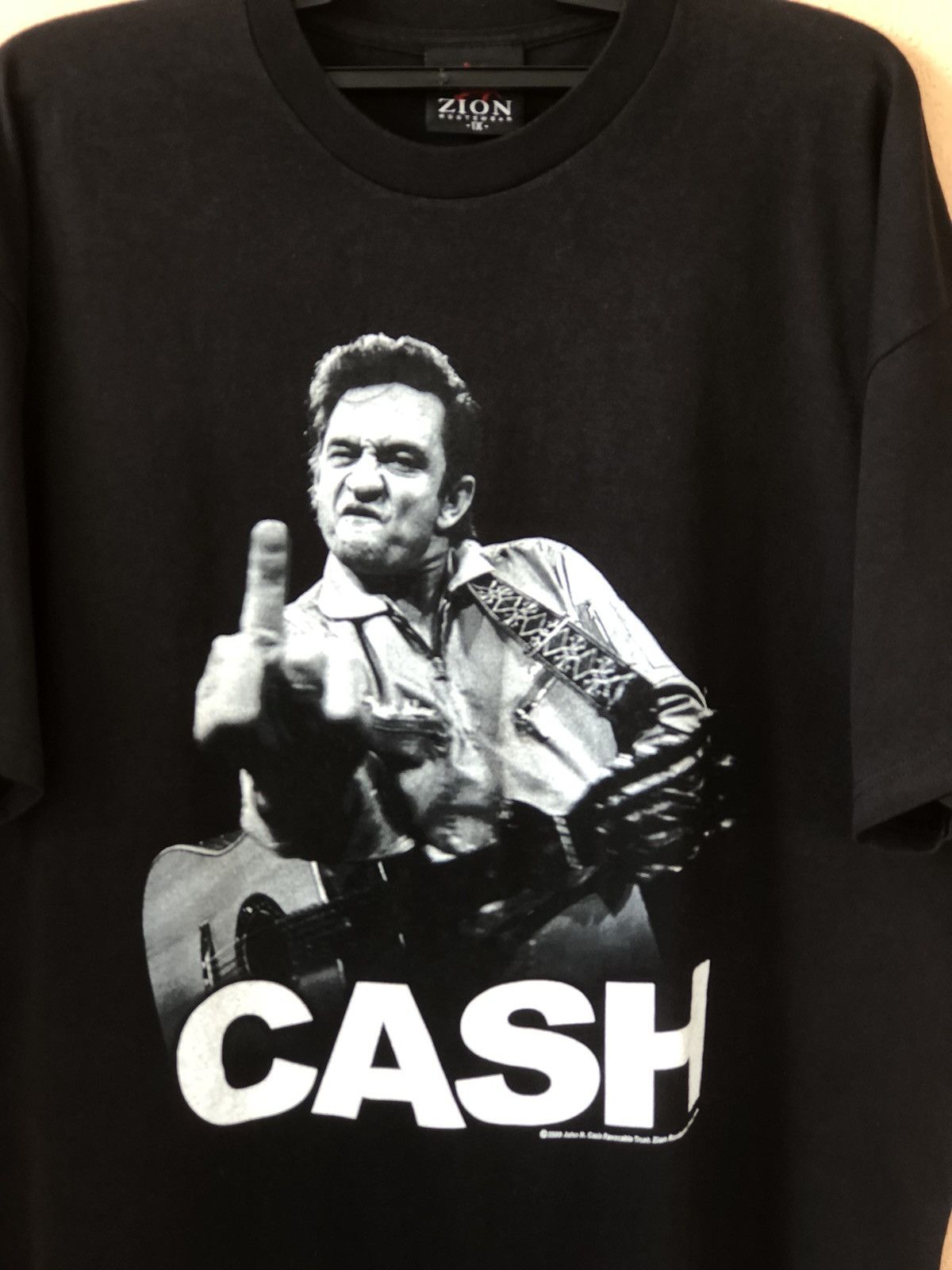 Band Tees × Vintage Vintage JOHNNY CASH American Legendary Size US XL / EU 56 / 4 - 2 Thumbnail