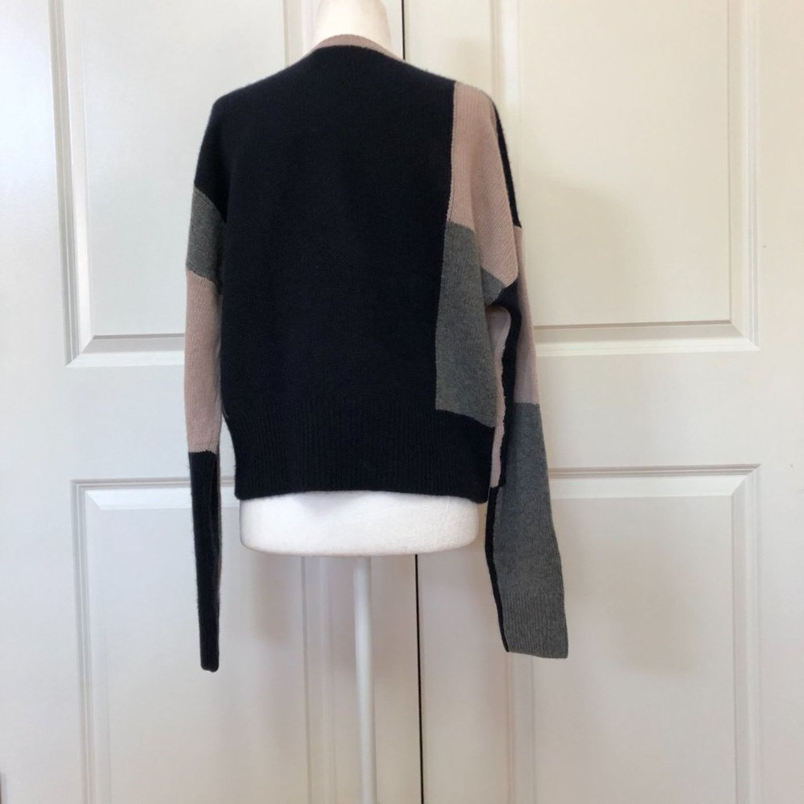360Cashmere Saharah Color Block Cashmere Sweater 360 Cashmere Size S / US 4 / IT 40 - 4 Thumbnail