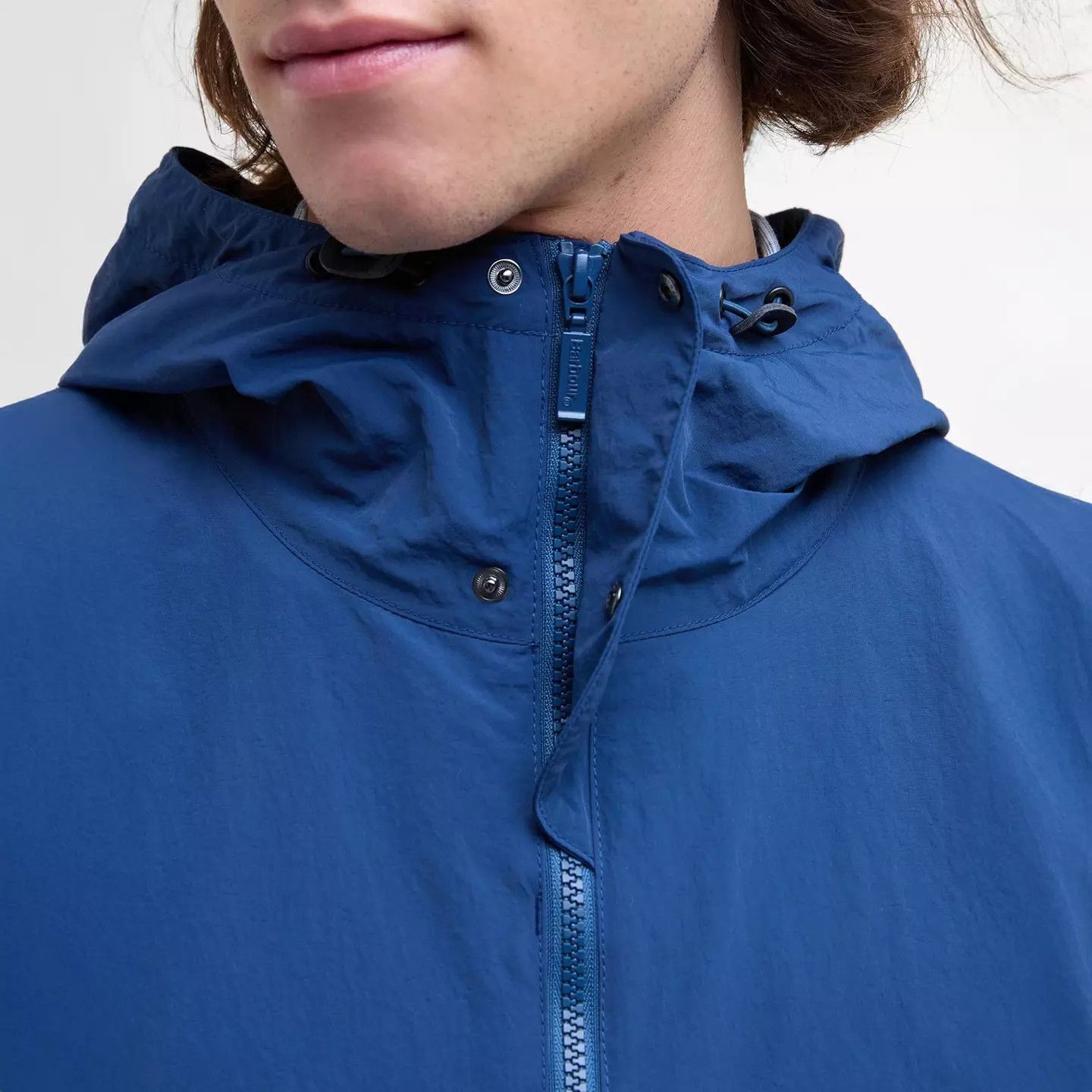 Barbour o1g2r1mq0426 Showerproof Hooded Rain Anorak Jacket in Blue Size US XL / EU 56 / 4 - 4 Thumbnail