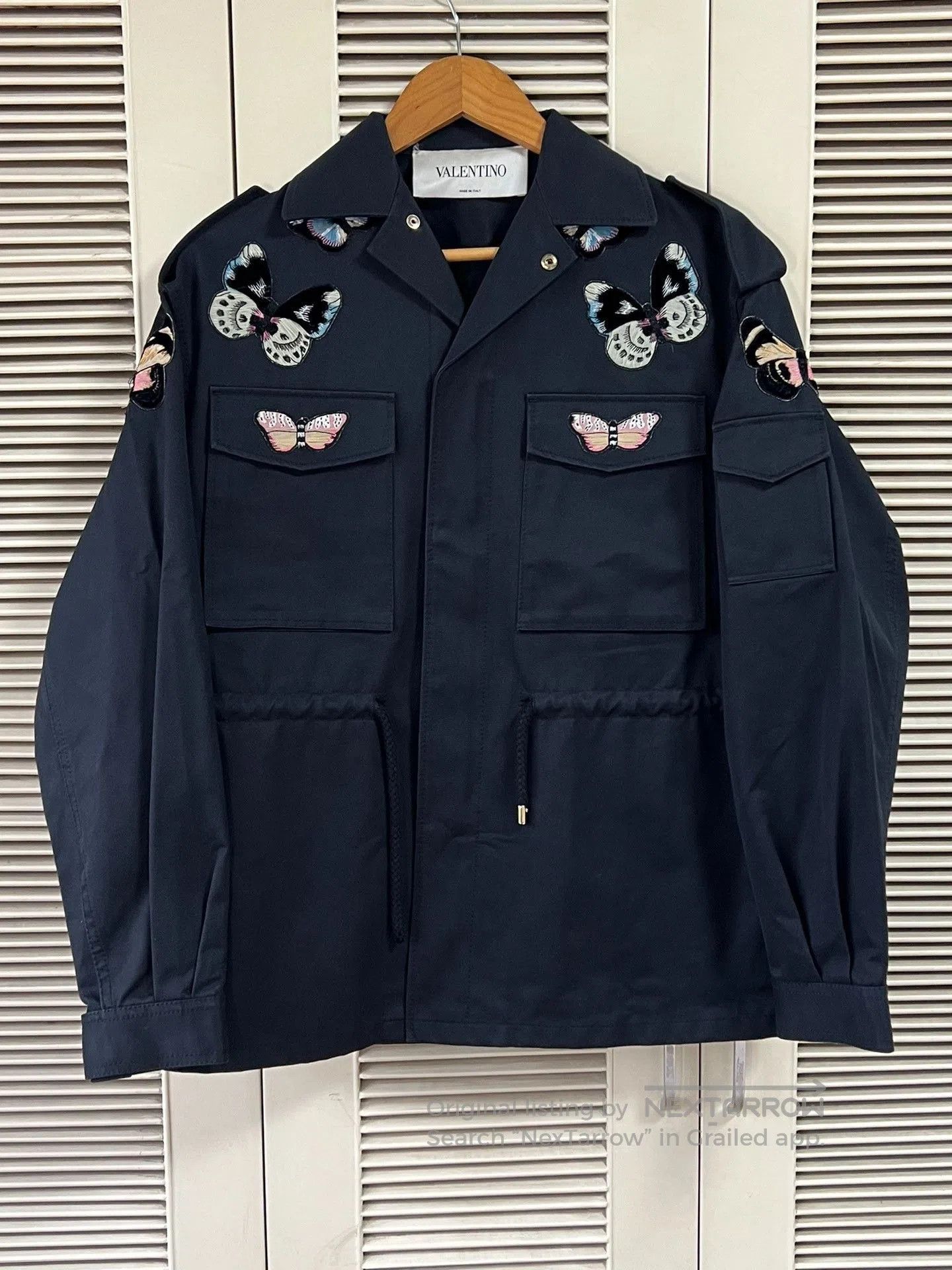 Valentino Valentino Women's Butterfly Embroidery Jacket. Size XL / US 12-14 / IT 48-50 - 1 Thumbnail