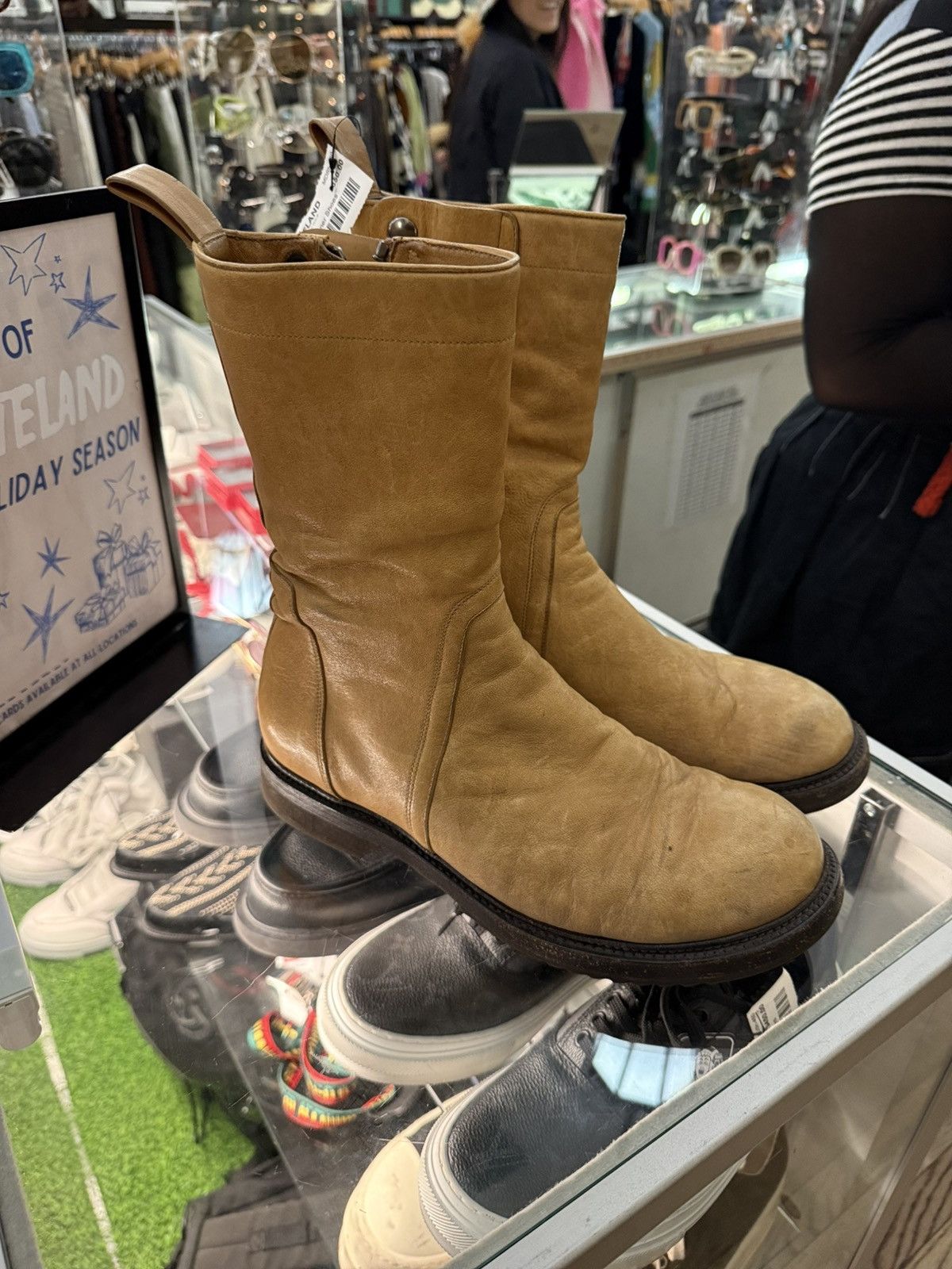 Rick Owens Rick Owens - Creeper Rare Tan Leather Goodyear | Grailed