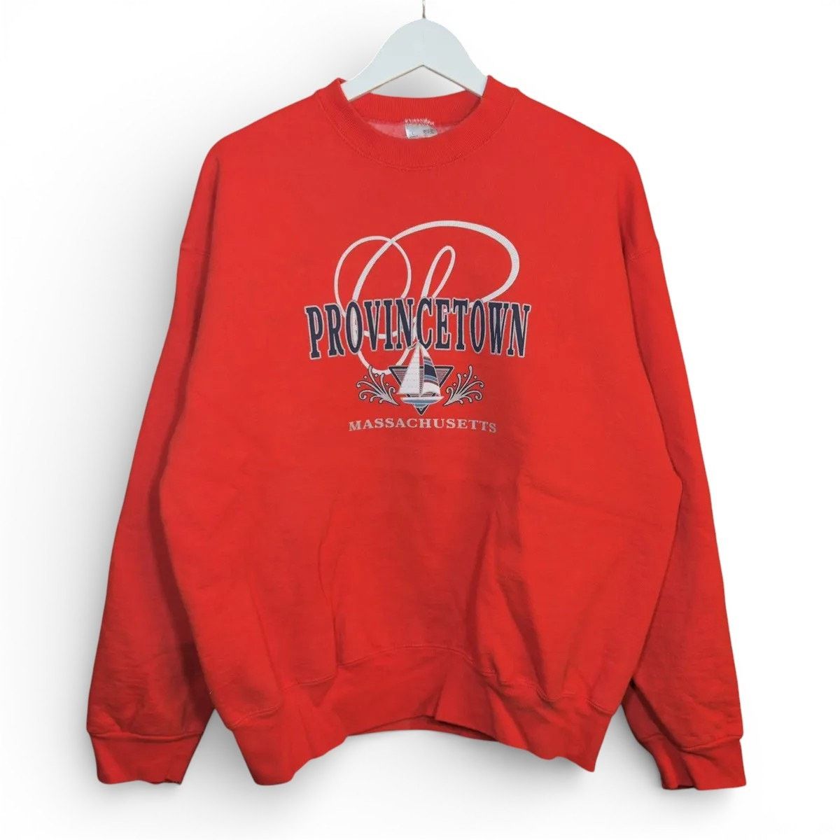 Vintage Vintage 90s Provincetown Massachusetts Crewneck Sweatshirt Size US L / EU 52-54 / 3 - 1 Thumbnail