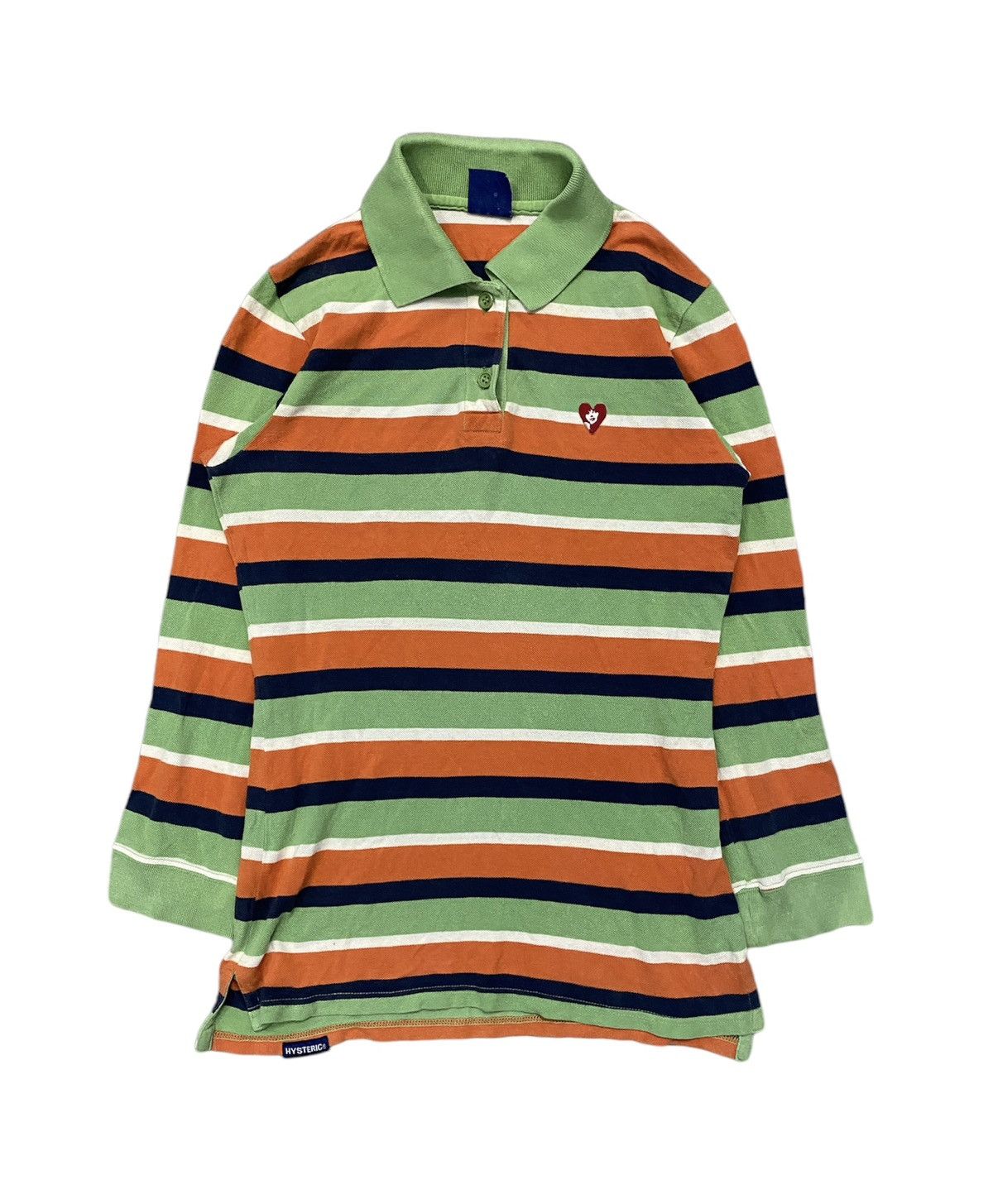 Hysteric Glamour 1990s Hysteric stripe iconic Logo 3/4 sleeve Size S / US 4 / IT 40 - 1 Thumbnail