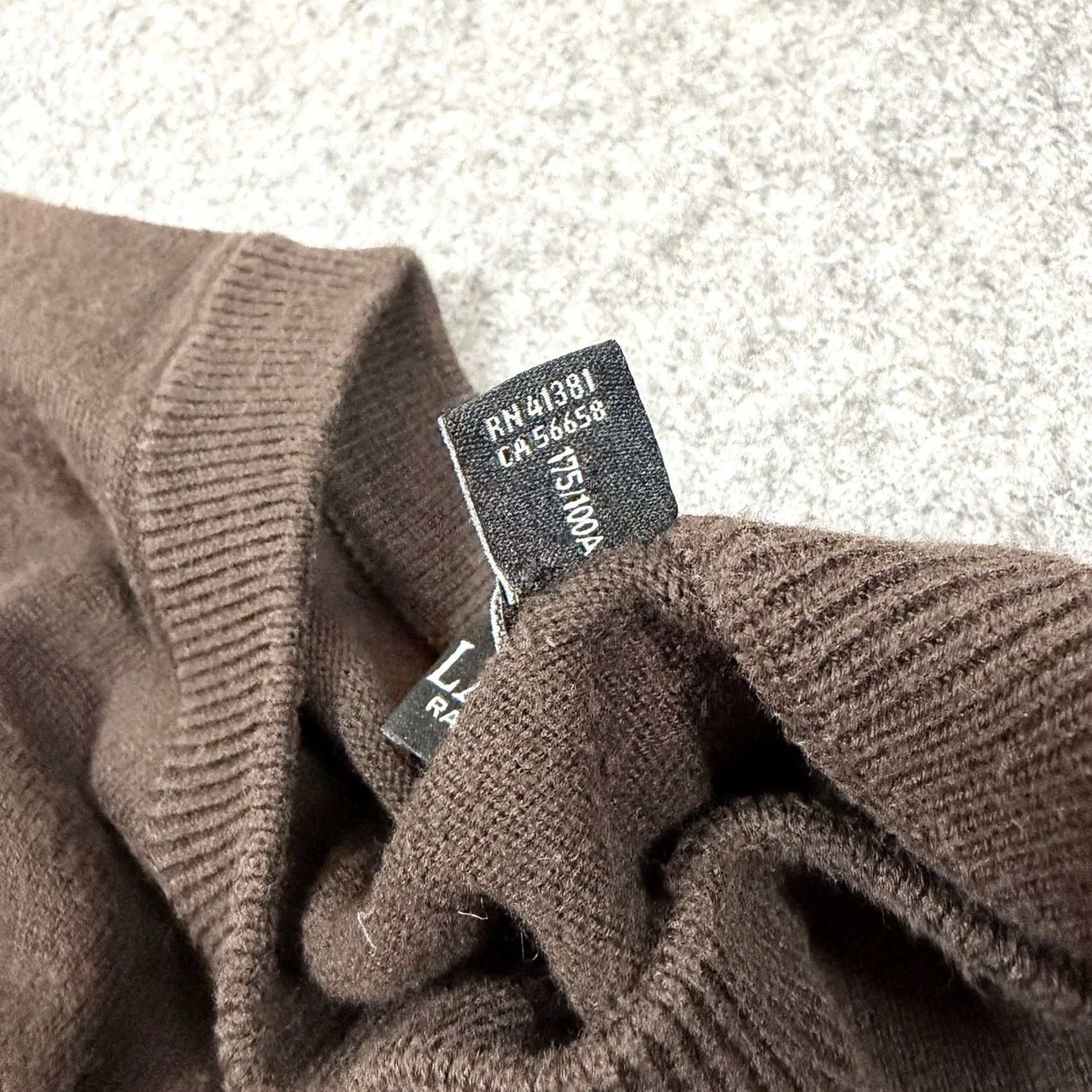 Ralph Lauren Lauren Ralph Lauren Long Puff Sleeve Self-Belt Sweater Fit Women XL Brown Size XL / US 12-14 / IT 48-50 - 4 Thumbnail