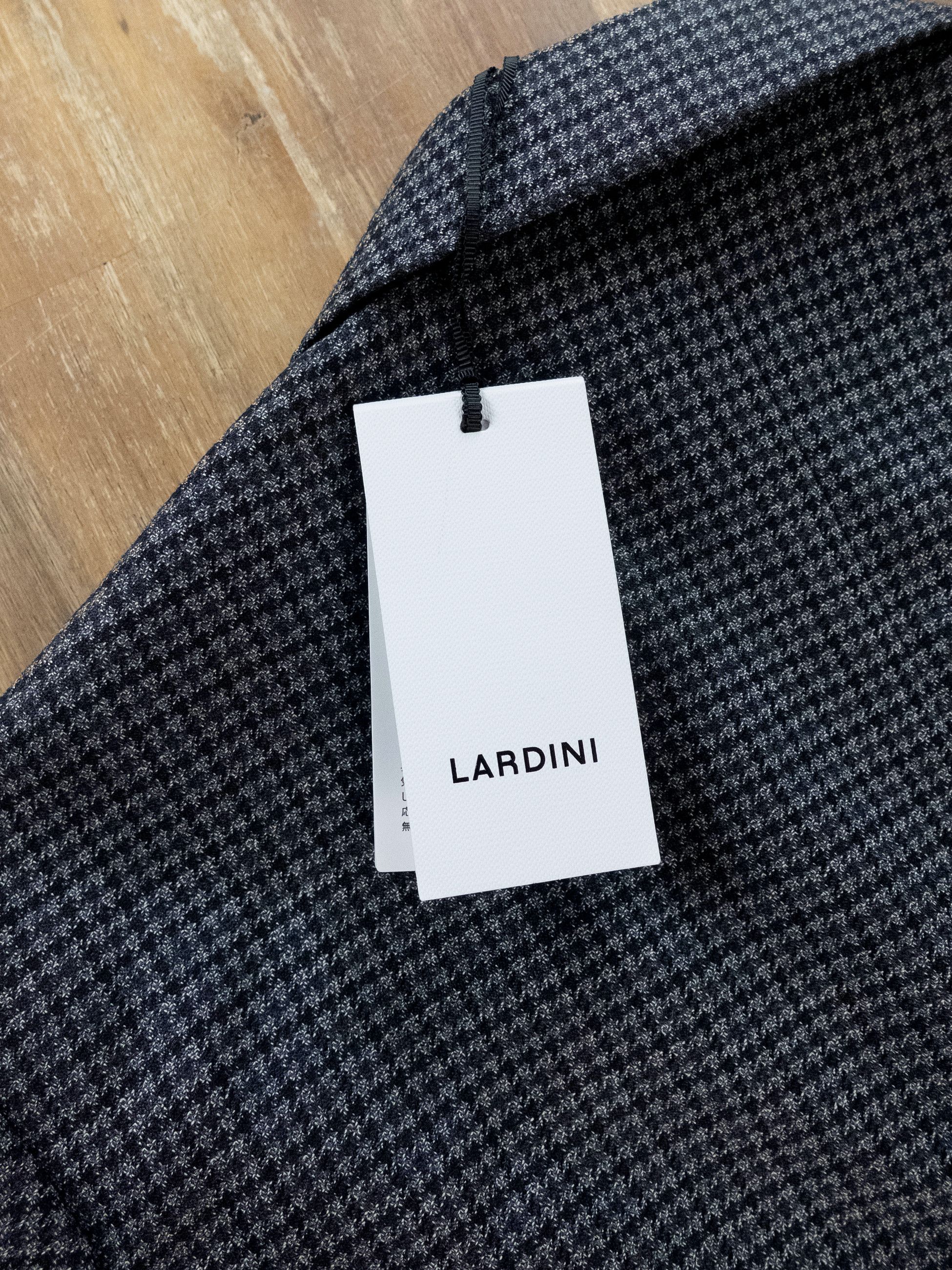 Lardini LARDINI gray houndstooth wool sportcoat jacket 40R Size 40R - 10 Thumbnail